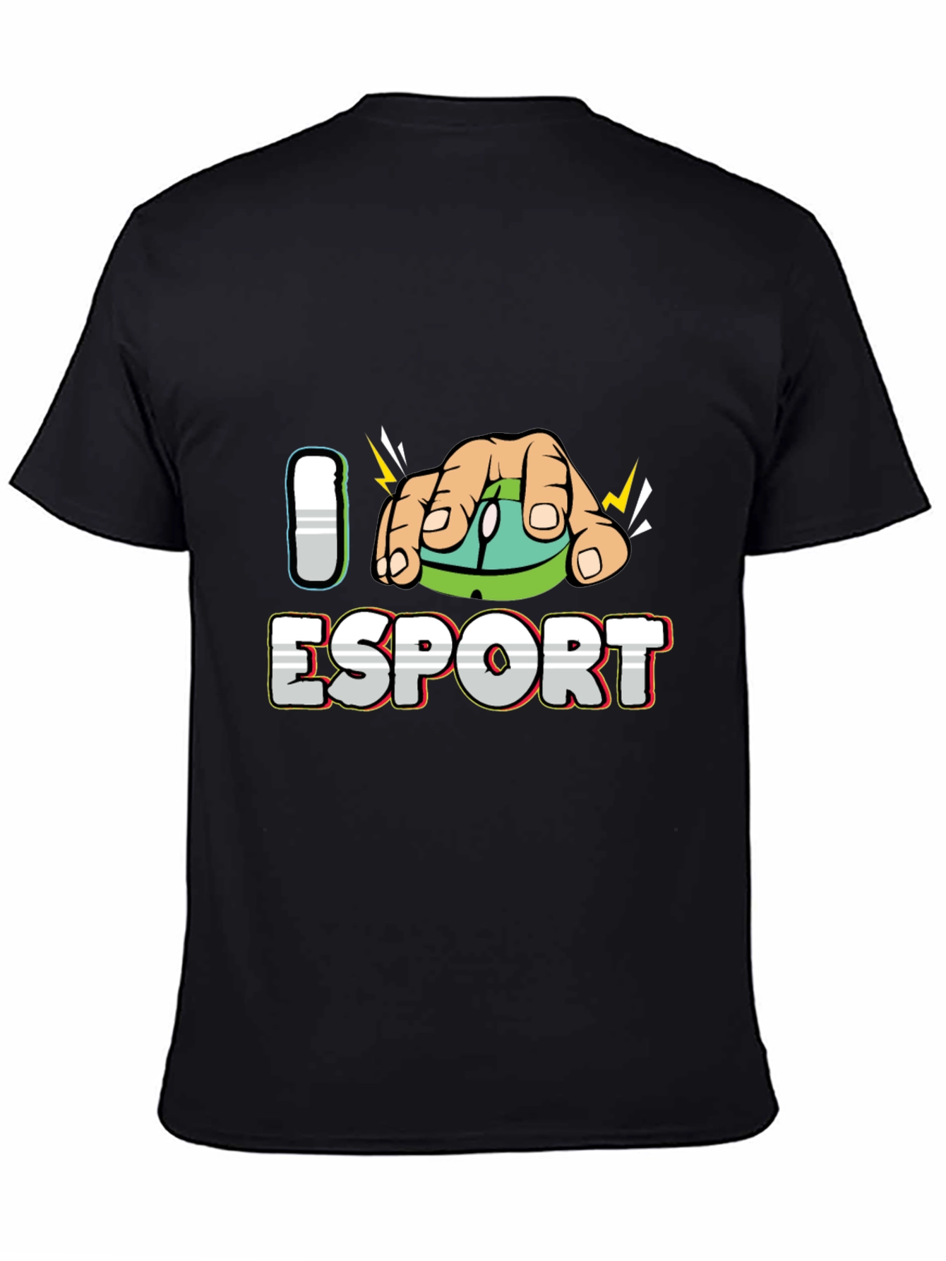 I Love eSport Black T-Shirt
