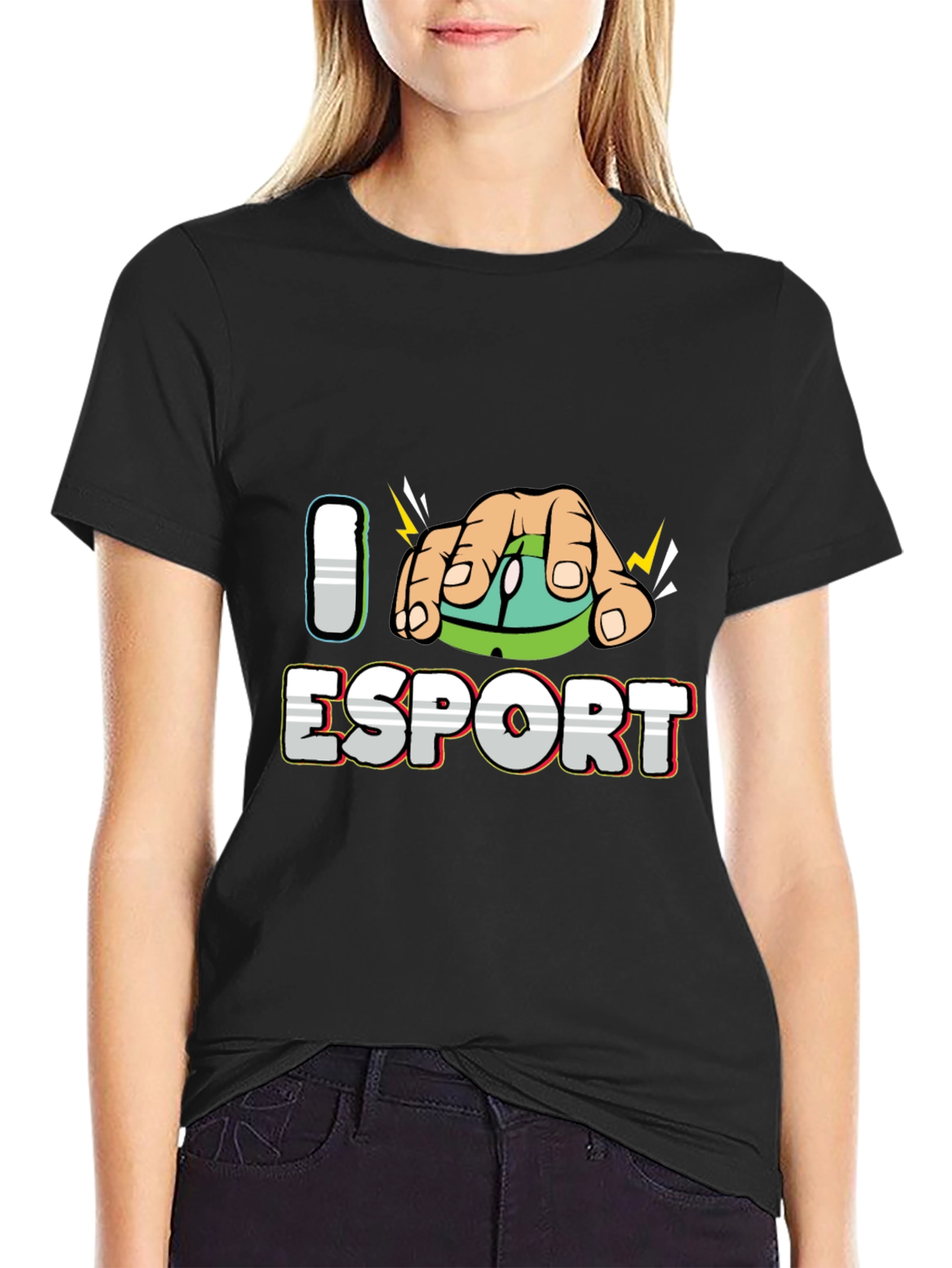 I Love eSport Black T-Shirt