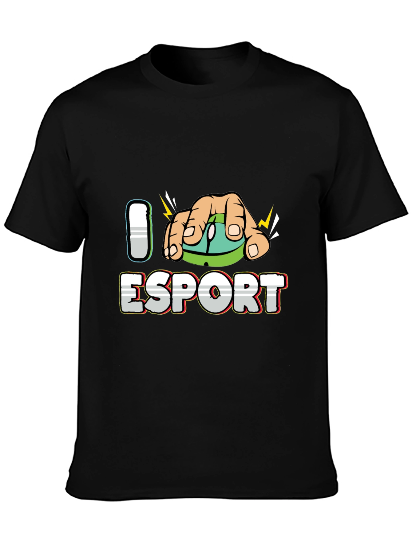 I Love eSport Black T-Shirt