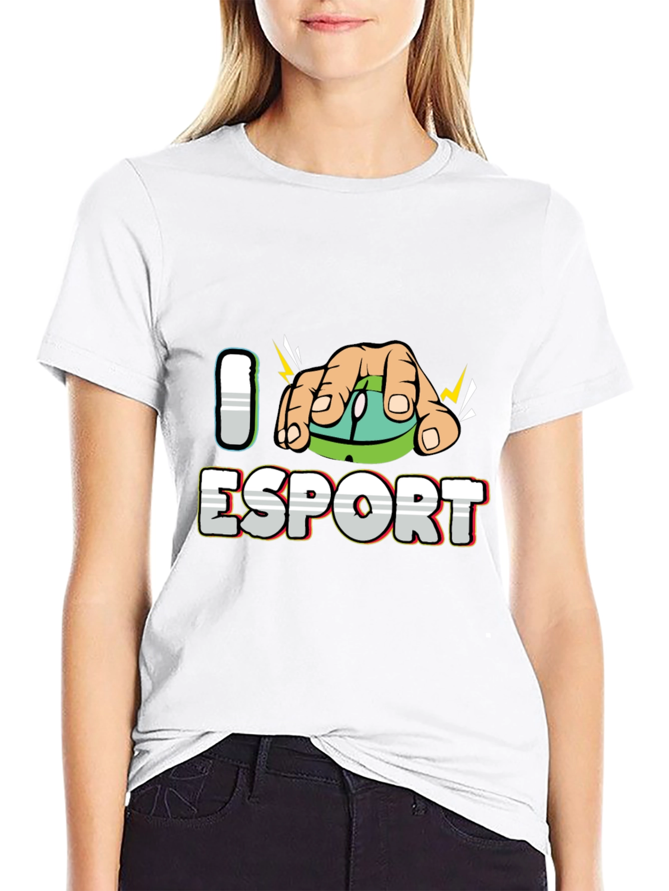 I Love eSport Black T-Shirt