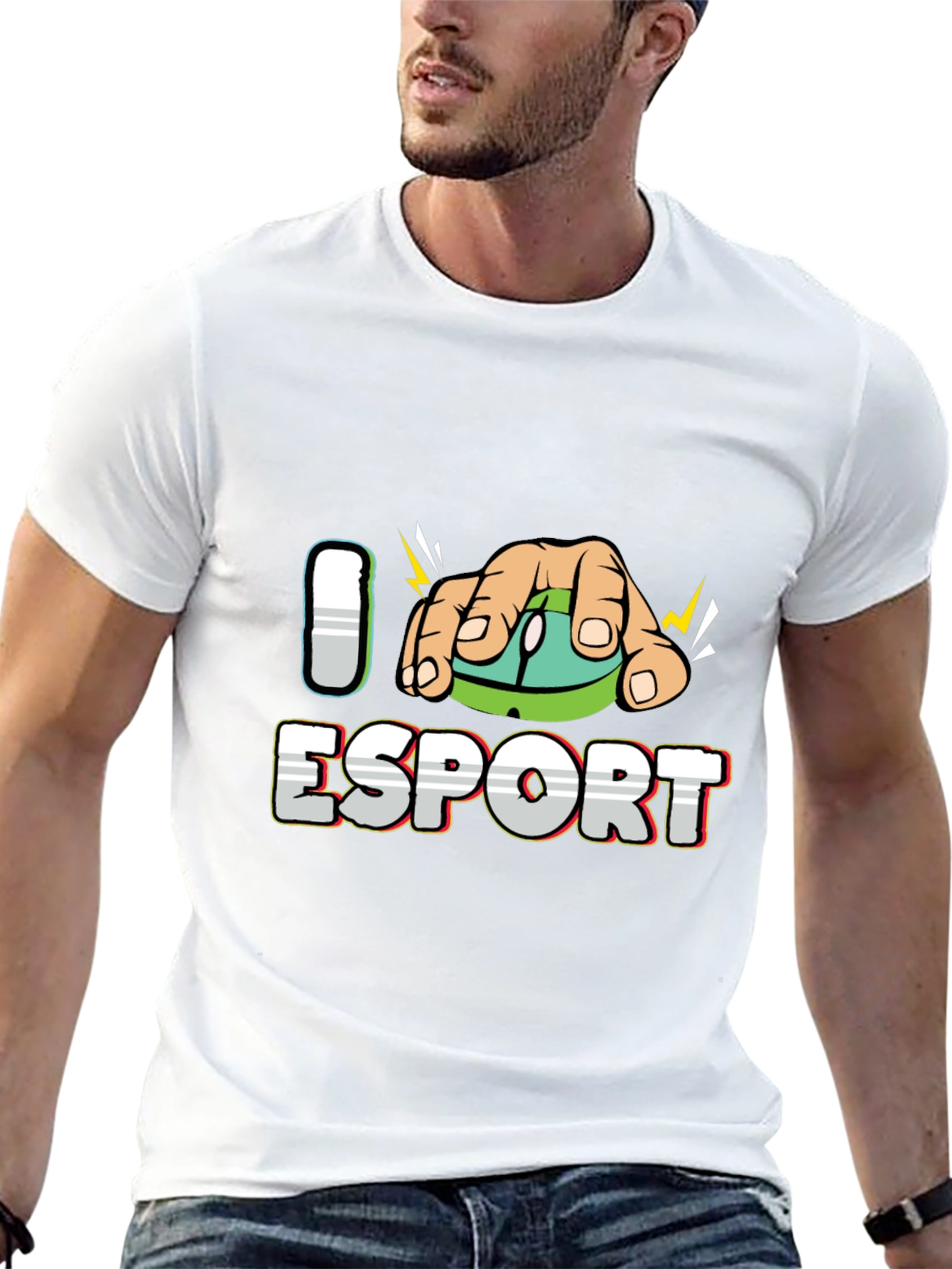 I Love eSport Black T-Shirt