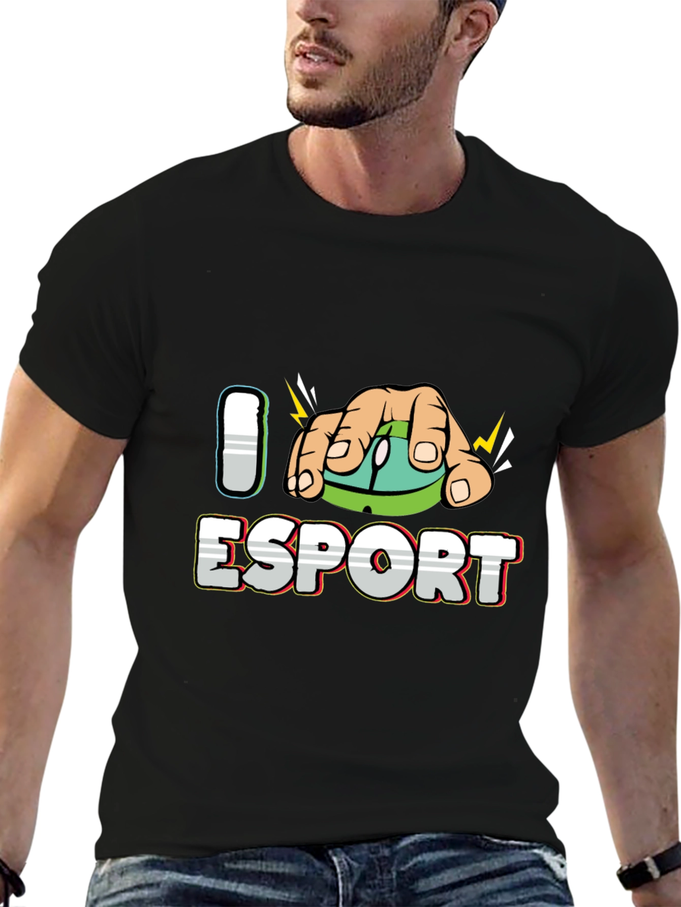 I Love eSport Black T-Shirt