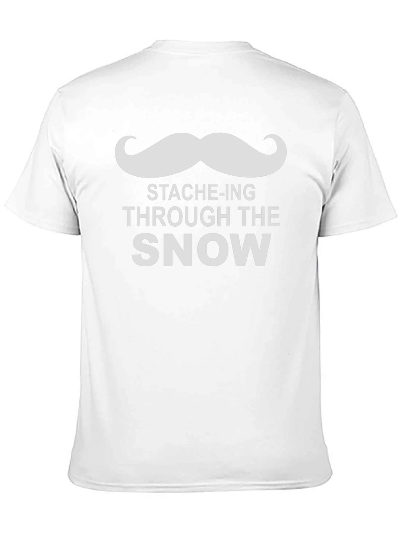 Stache-ing Through the Snow Graphic Tee