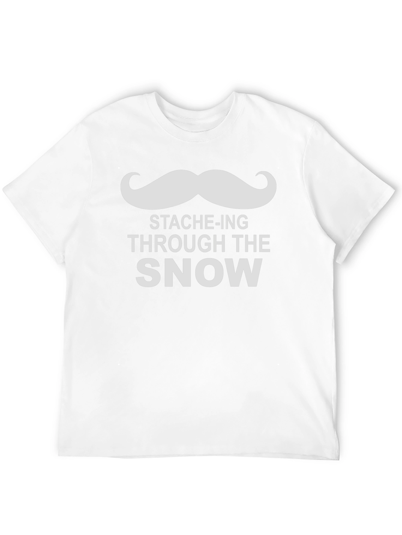 Stache-ing Through the Snow Graphic Tee
