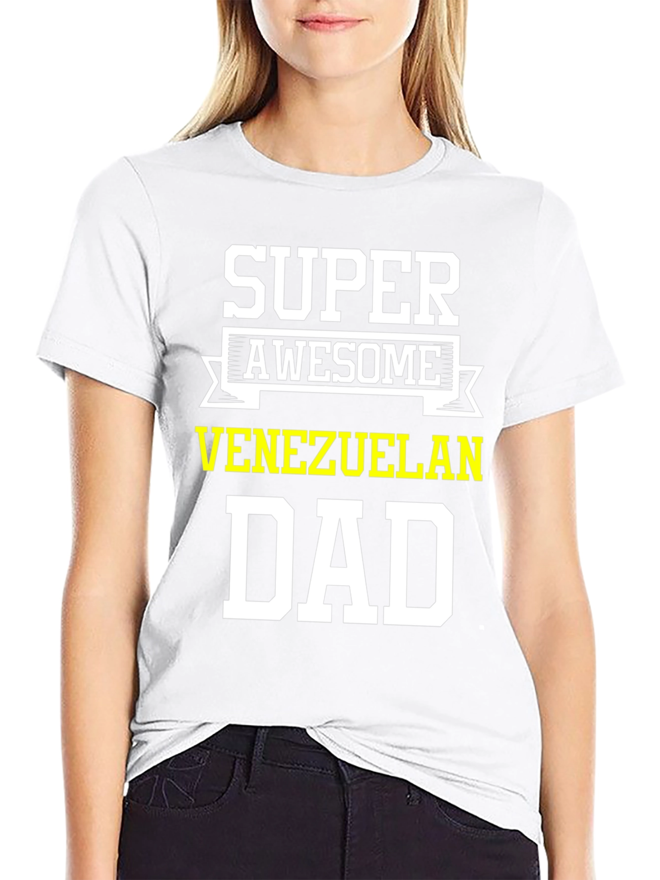 Super Awesome Venezuelan Dad Graphic Tee