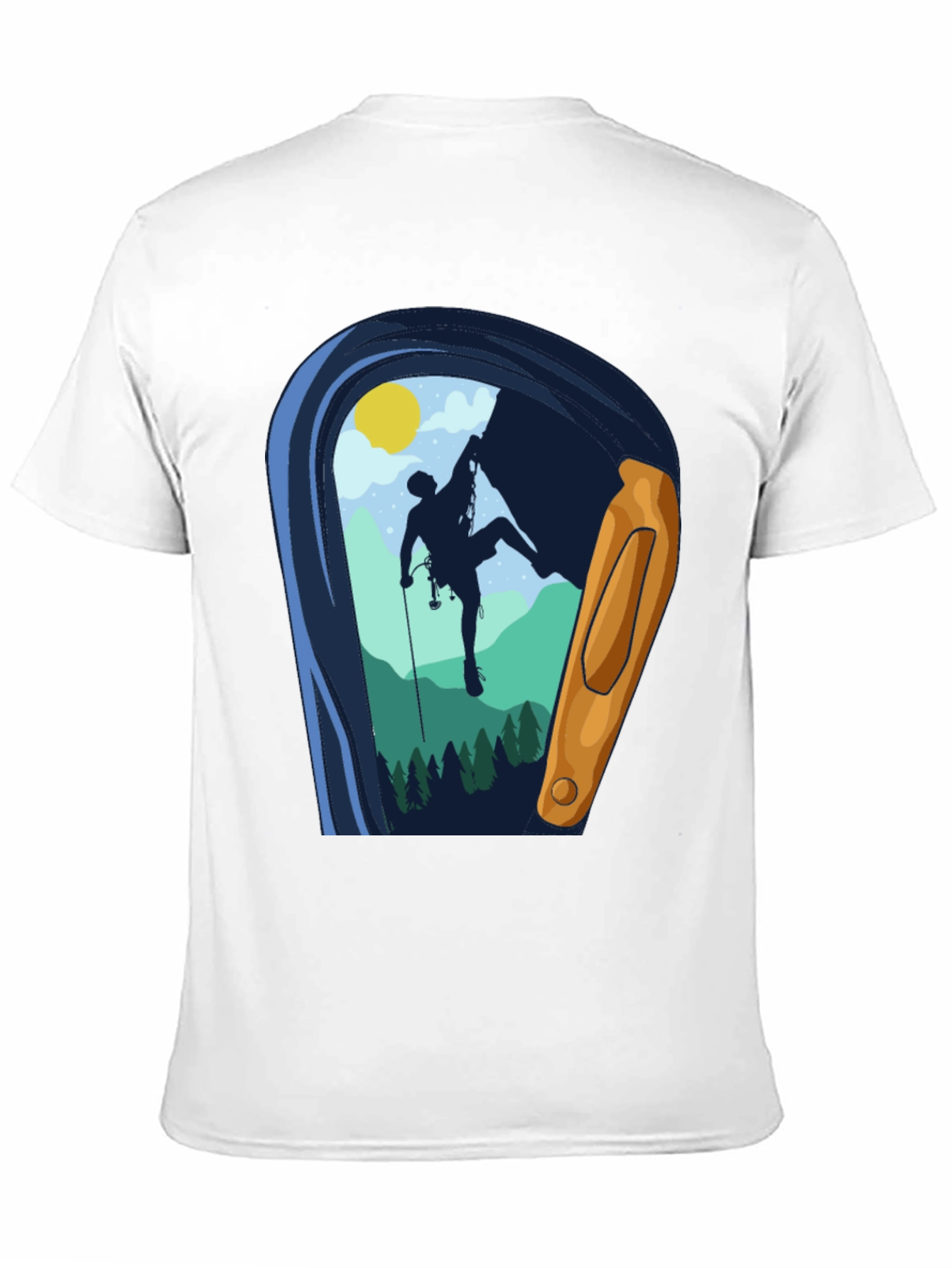 Rock Climbing T-Shirt Mountain Adventure Graphic Tee
