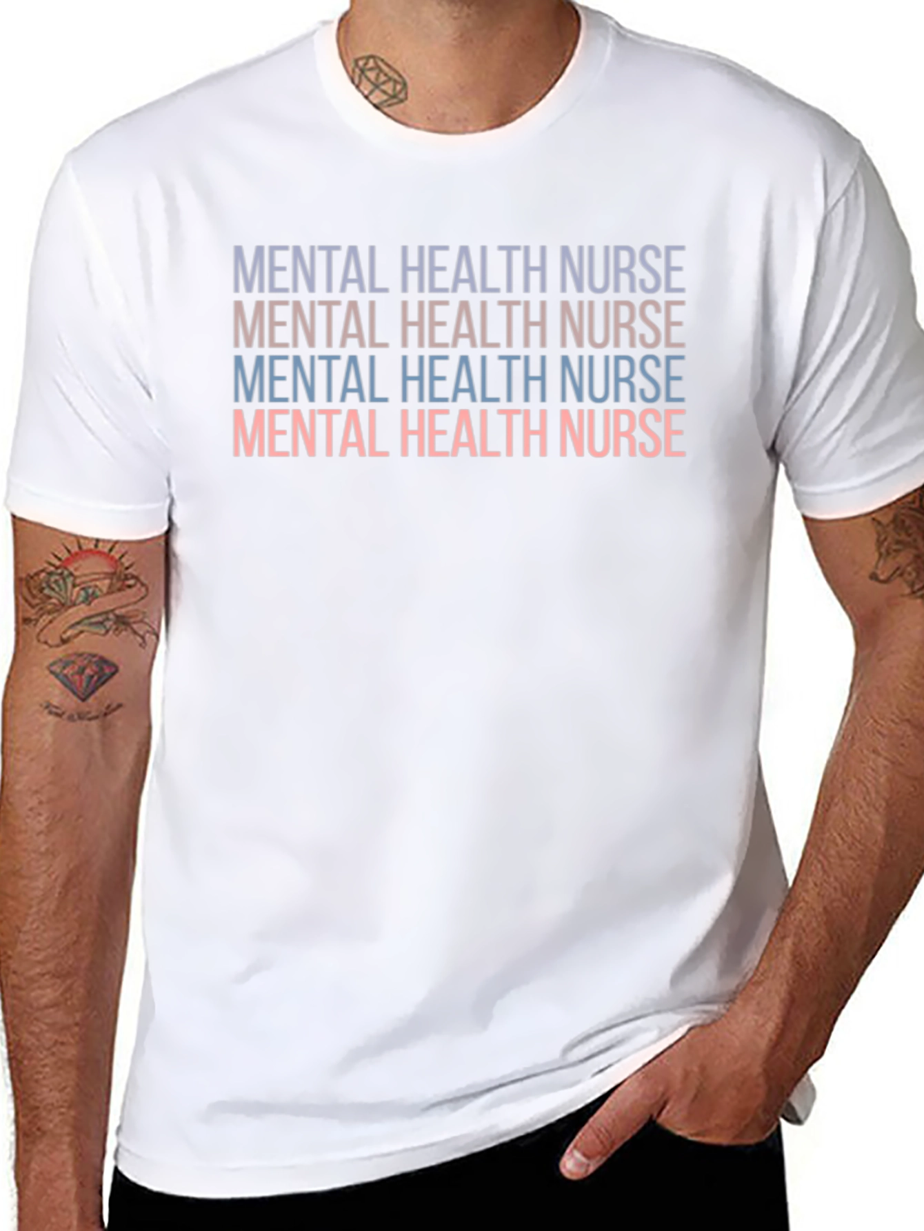 Mental Health Nurse Graphic T-Shirt