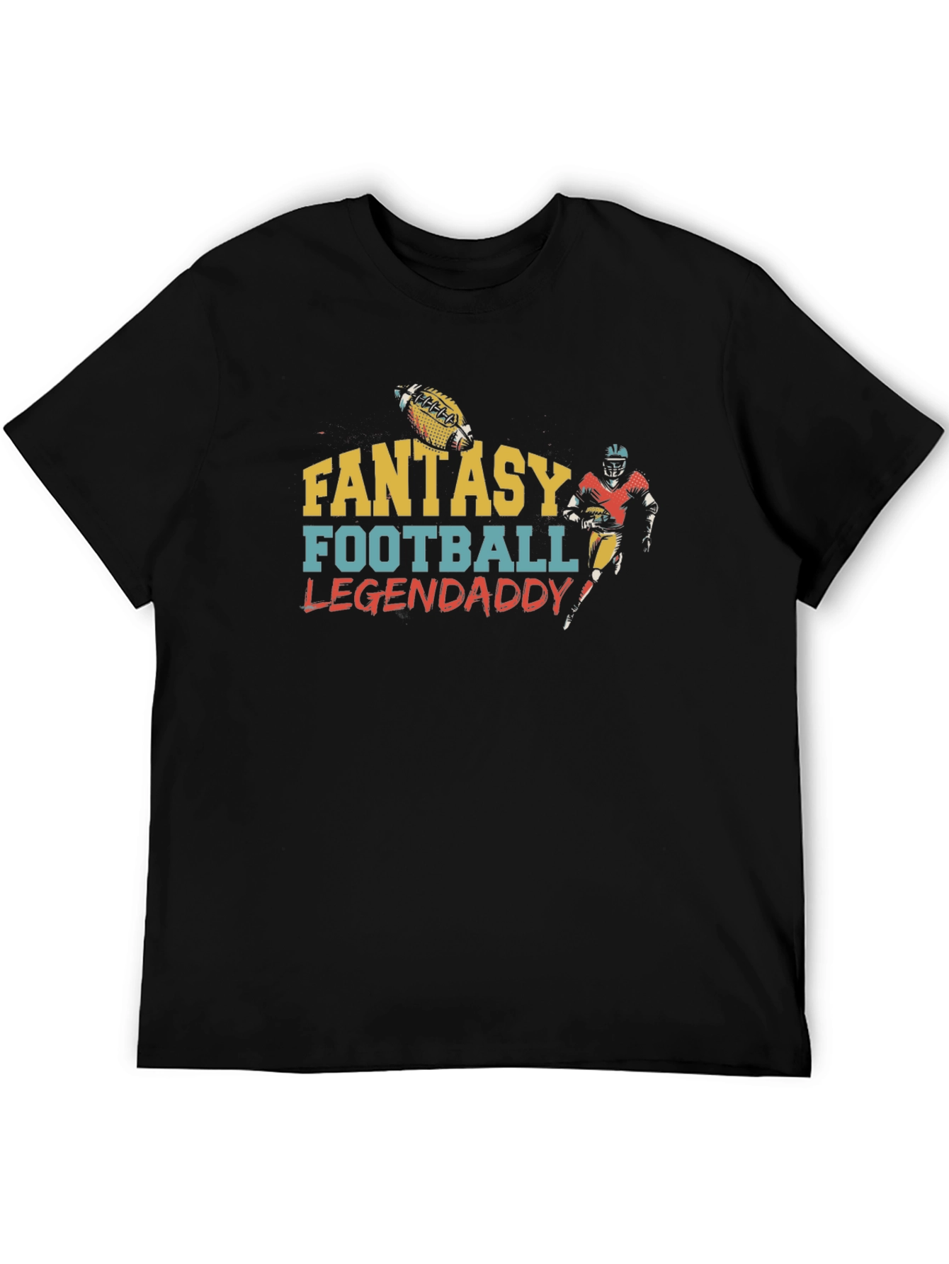 Fantasy Football Legendaddy Black T-Shirt
