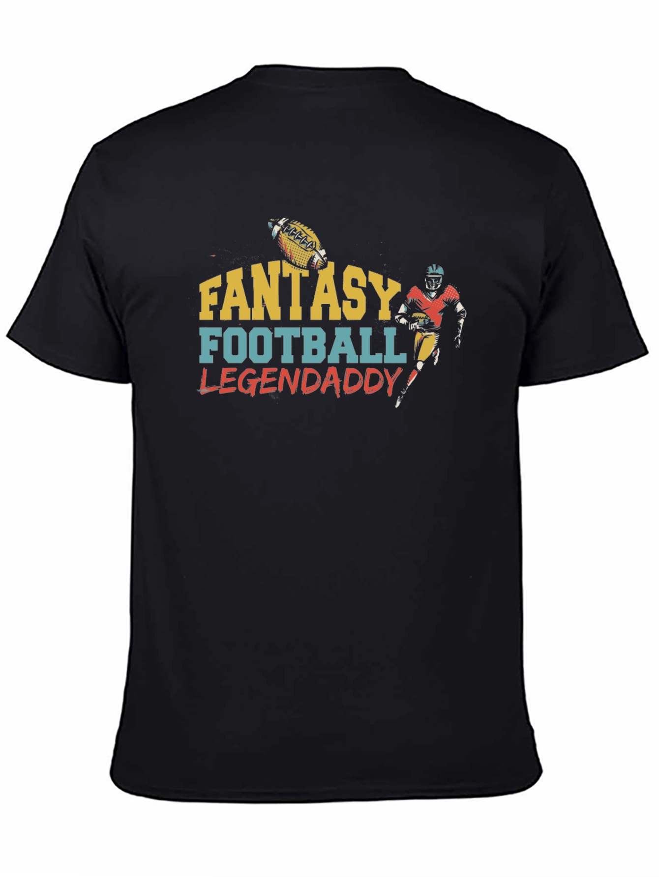 Fantasy Football Legendaddy Black T-Shirt