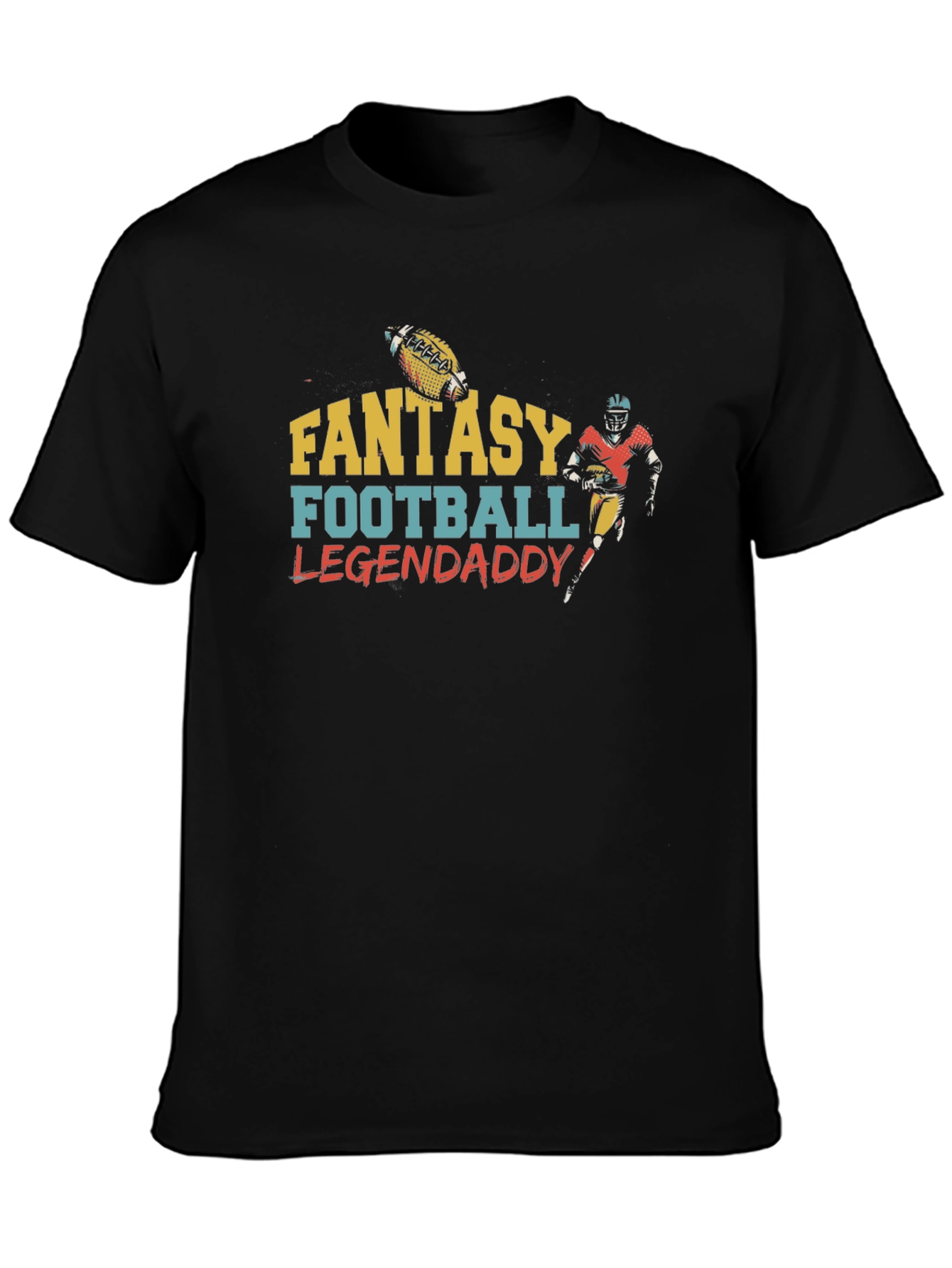 Fantasy Football Legendaddy Black T-Shirt