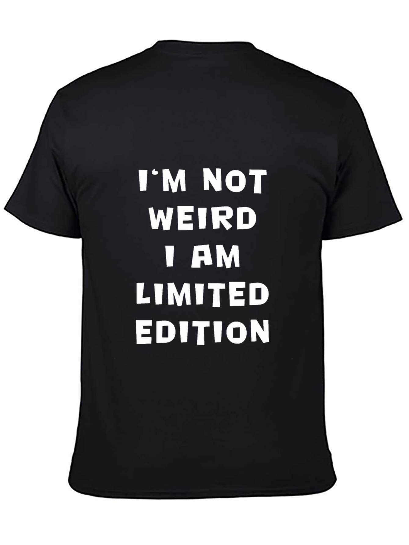 Limited Edition Graphic Tee - Black Cotton T-Shirt