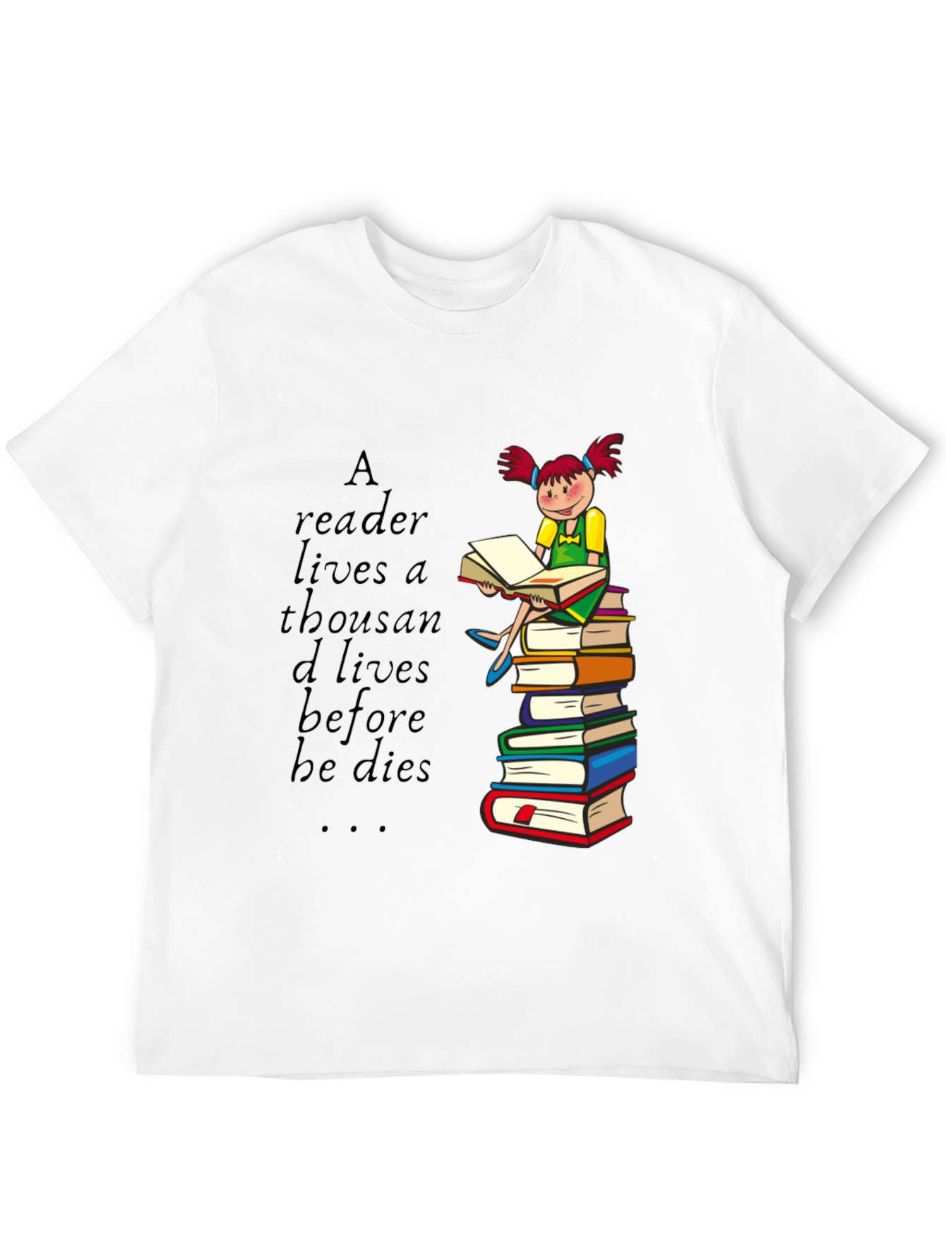 Readers Life Graphic Tee - Book Lover Shirt