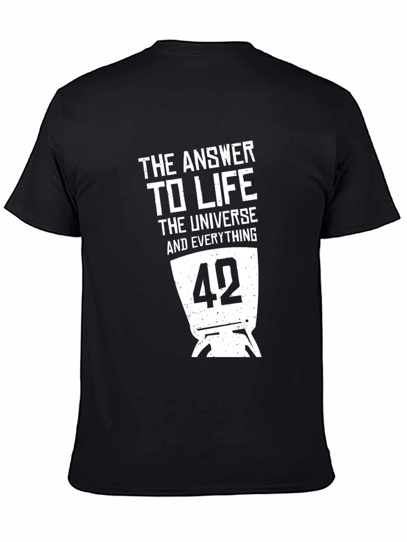 The Answer to Life T-Shirt - 42 Hitchhikers Guide