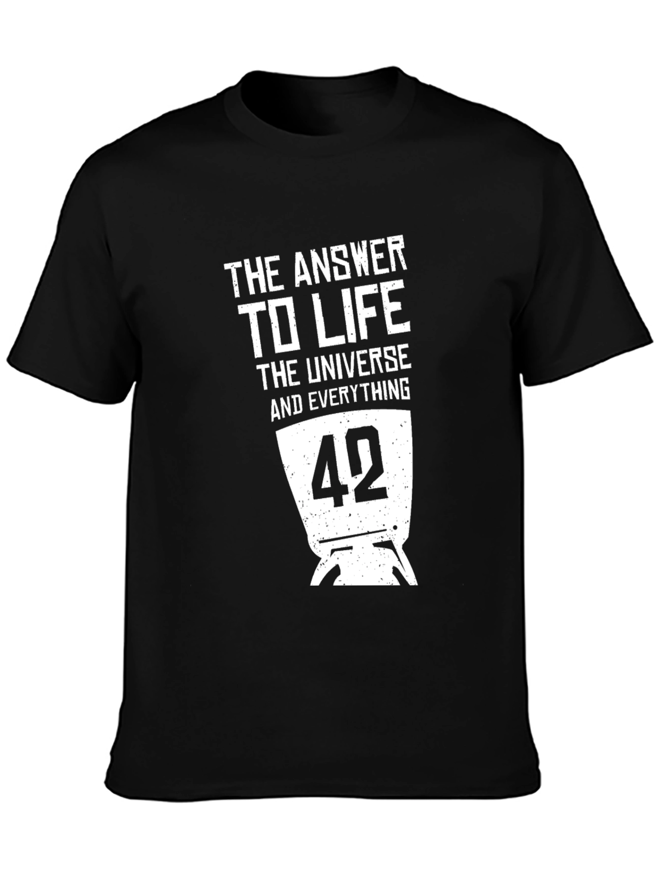 The Answer to Life T-Shirt - 42 Hitchhikers Guide