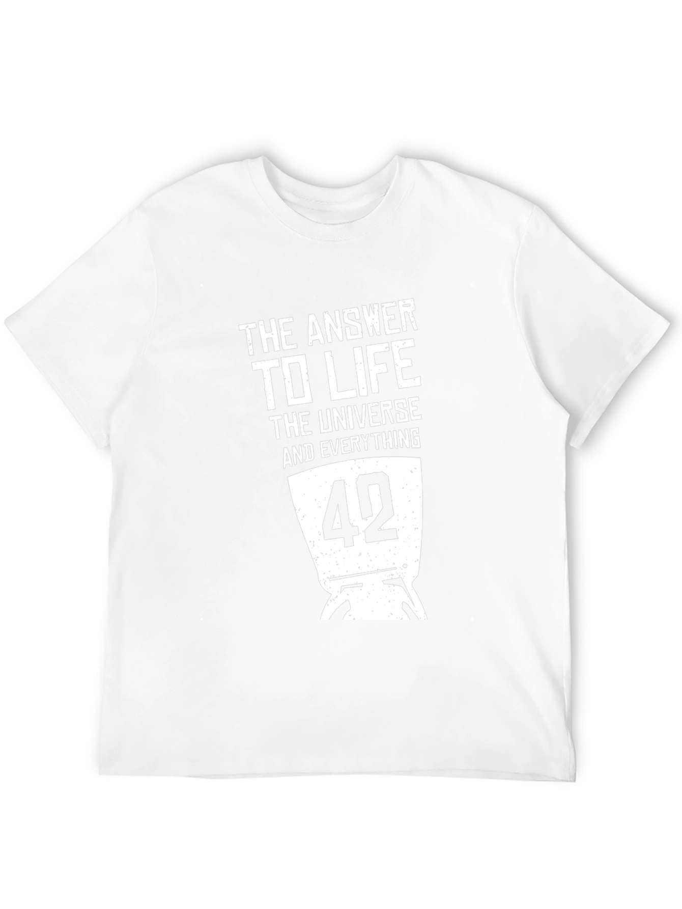 The Answer to Life T-Shirt - 42 Hitchhikers Guide