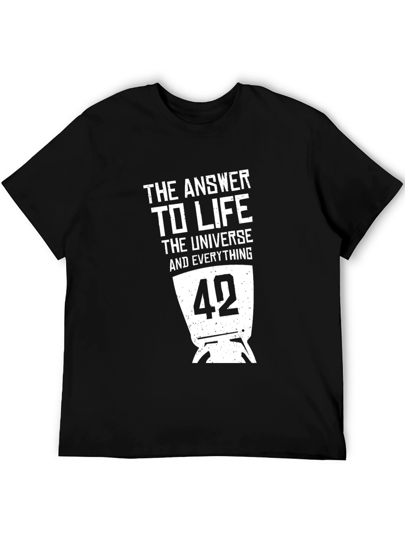The Answer to Life T-Shirt - 42 Hitchhikers Guide