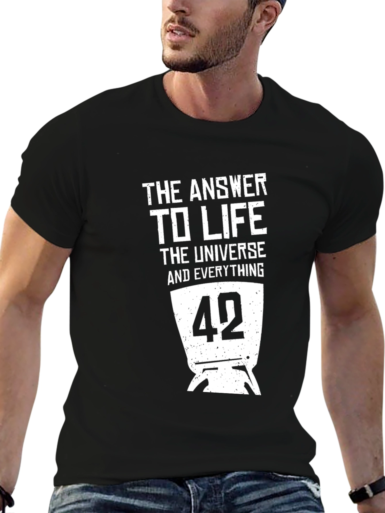 The Answer to Life T-Shirt - 42 Hitchhikers Guide