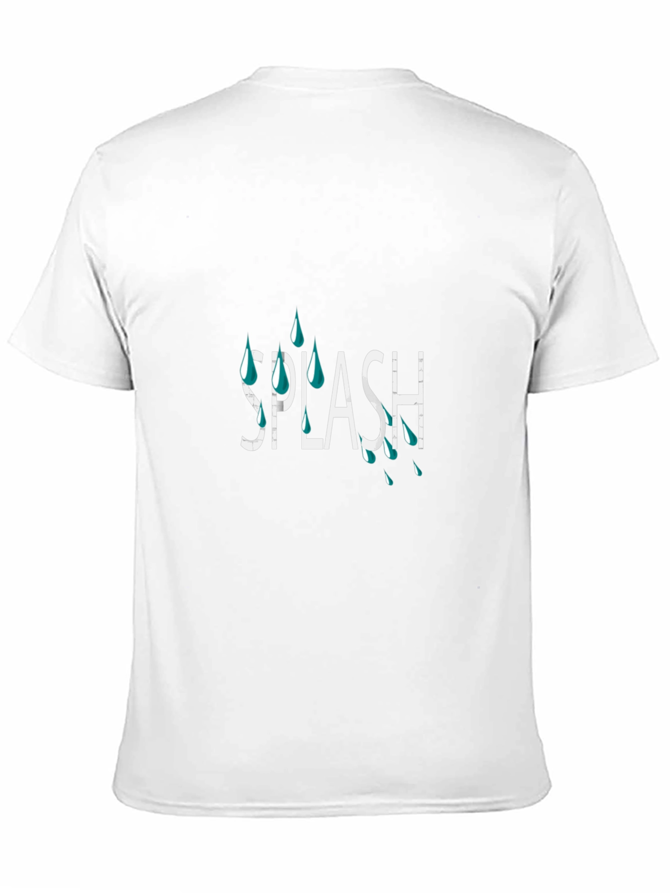 Splash Graphic Tee - Cool & Casual Black T-Shirt