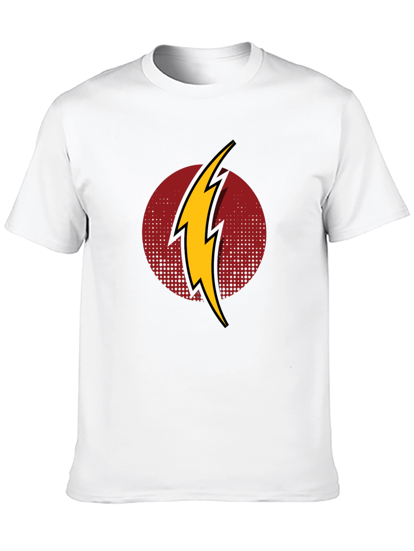 Flash Logo Mens Black T-Shirt
