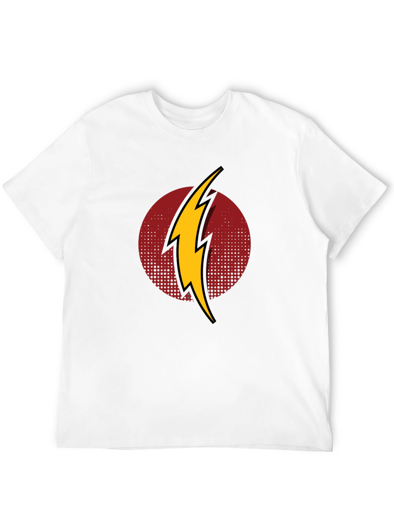 Flash Logo Mens Black T-Shirt