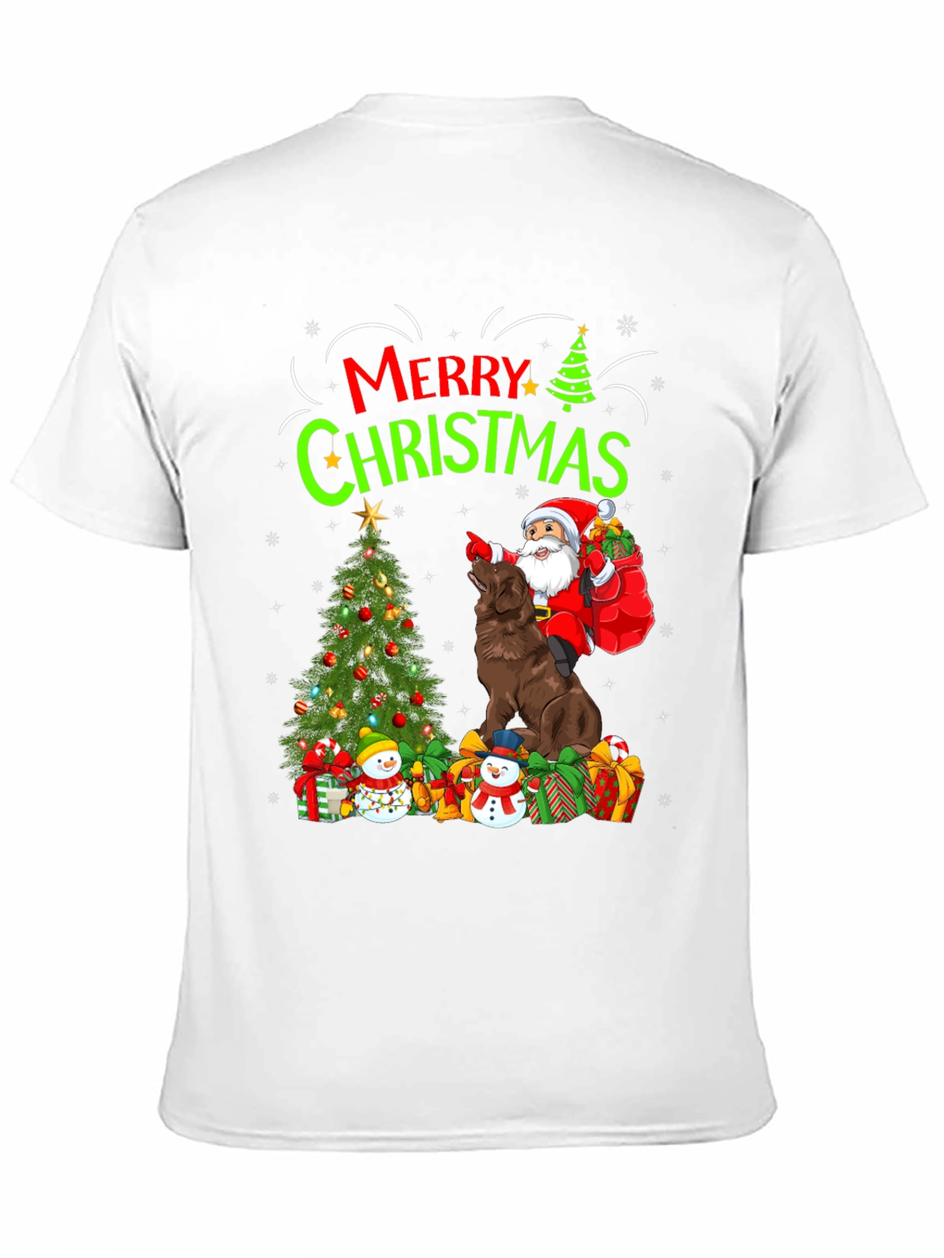 Merry Christmas Dog Santa T-Shirt