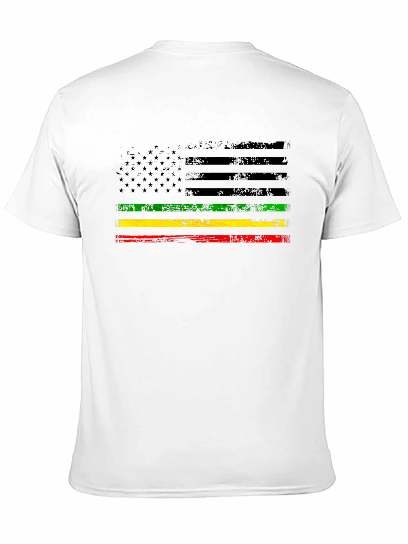 Pan African American Flag Graphic T-Shirt