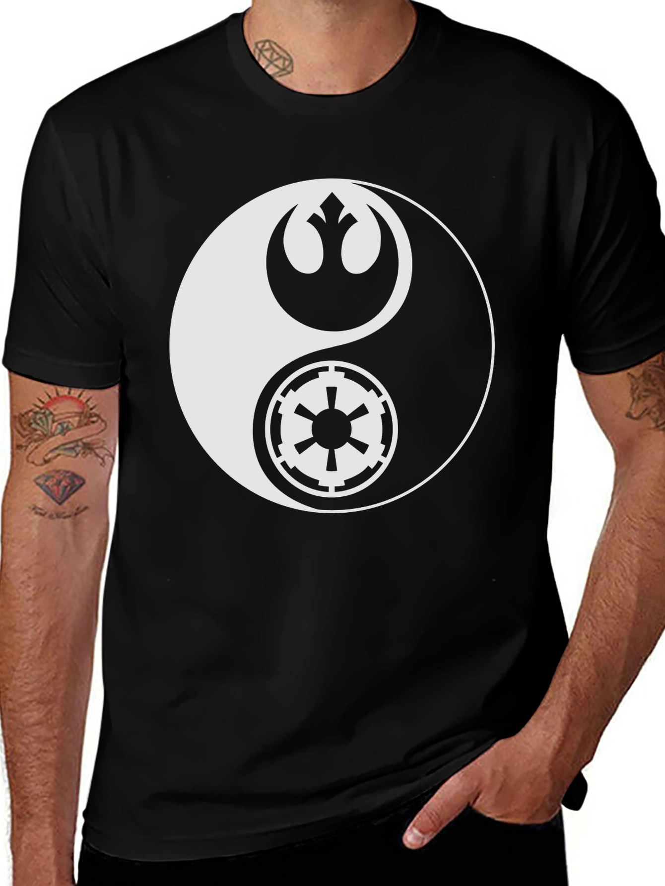 Star Wars Yin Yang T-Shirt - Rebel & Empire