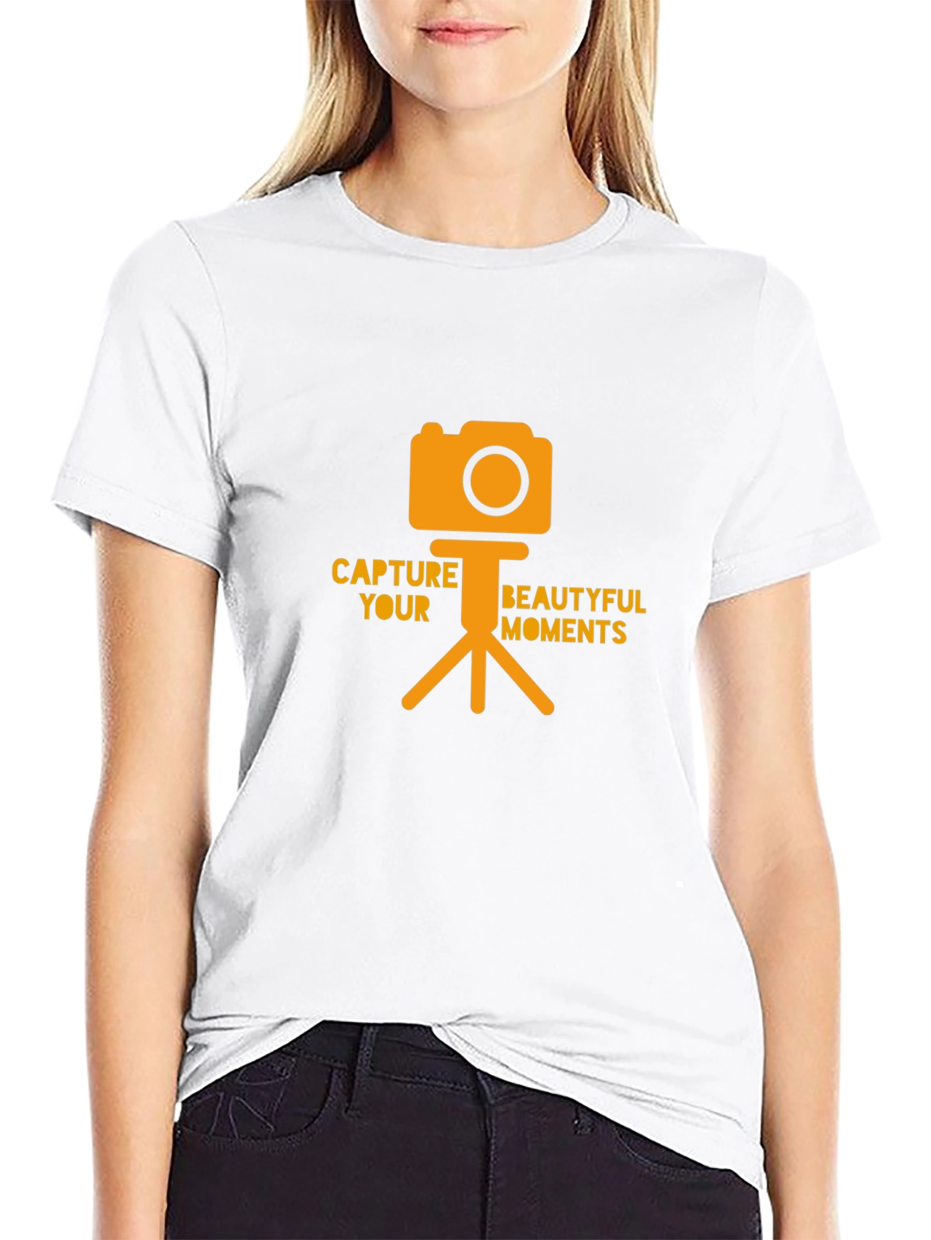 Capture Beautiful Moments Black T-Shirt