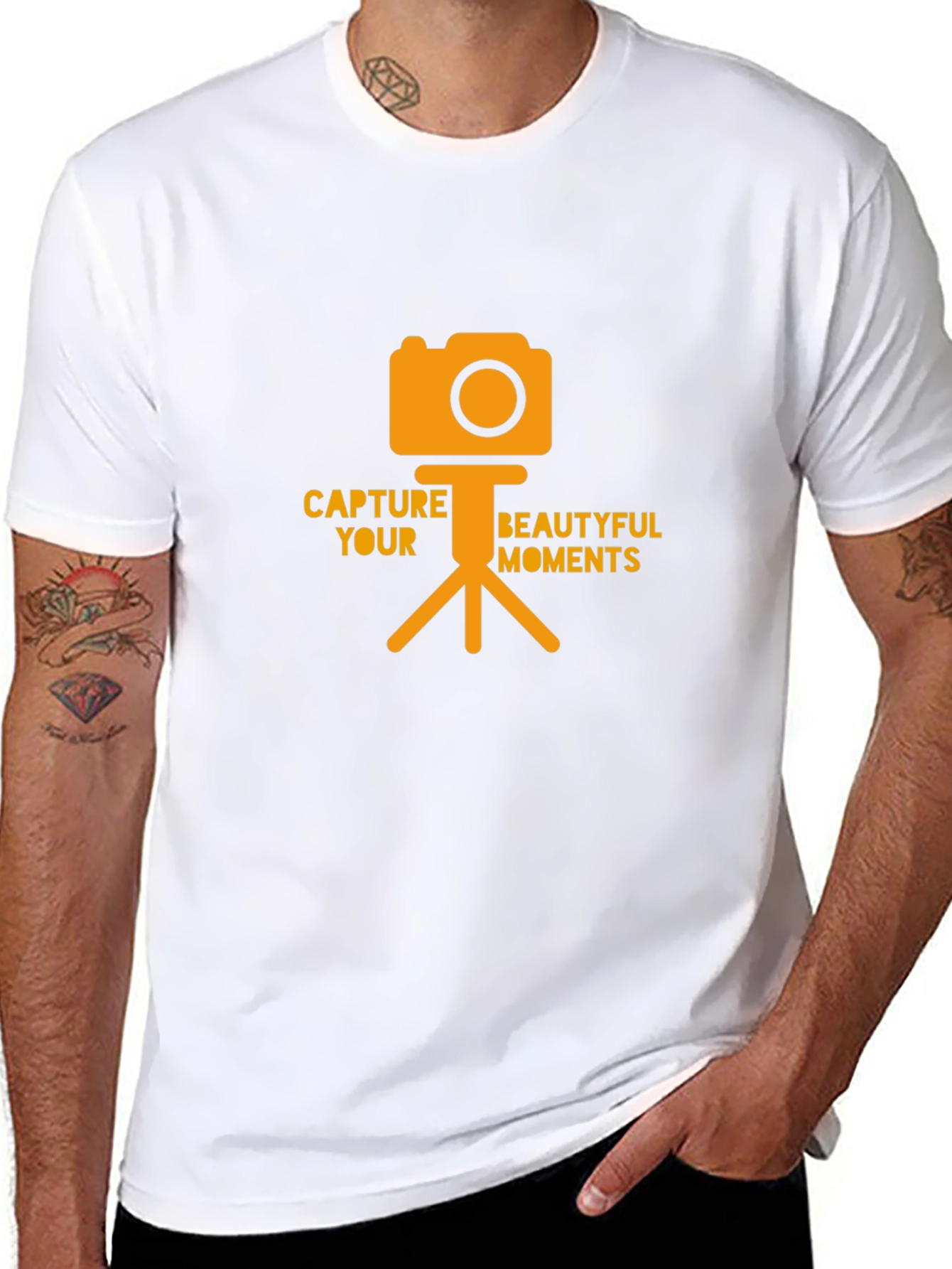 Capture Beautiful Moments Black T-Shirt