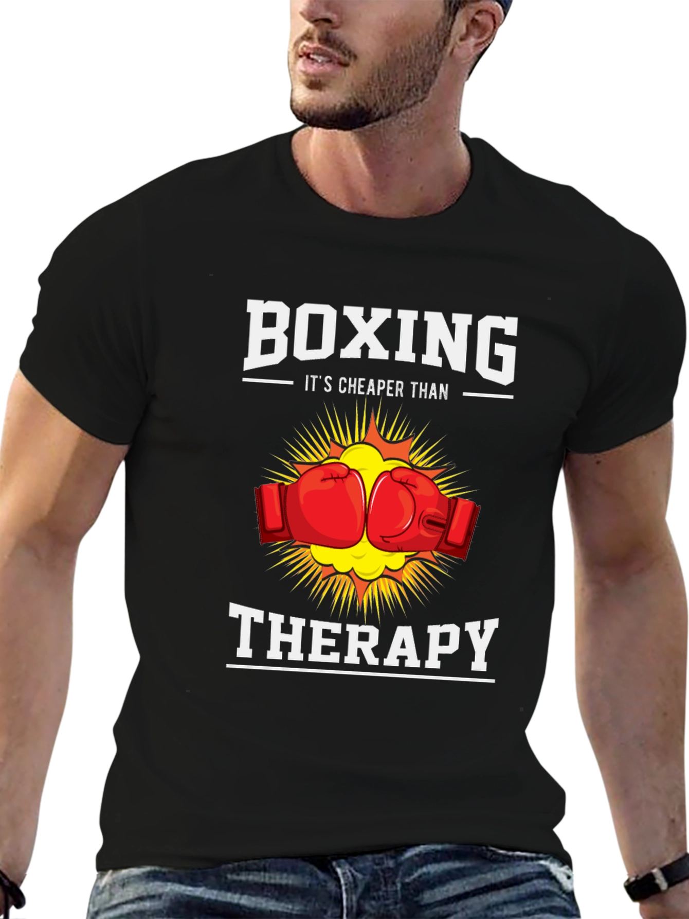 Boxing Therapy T-Shirt - Fight Your Stress!