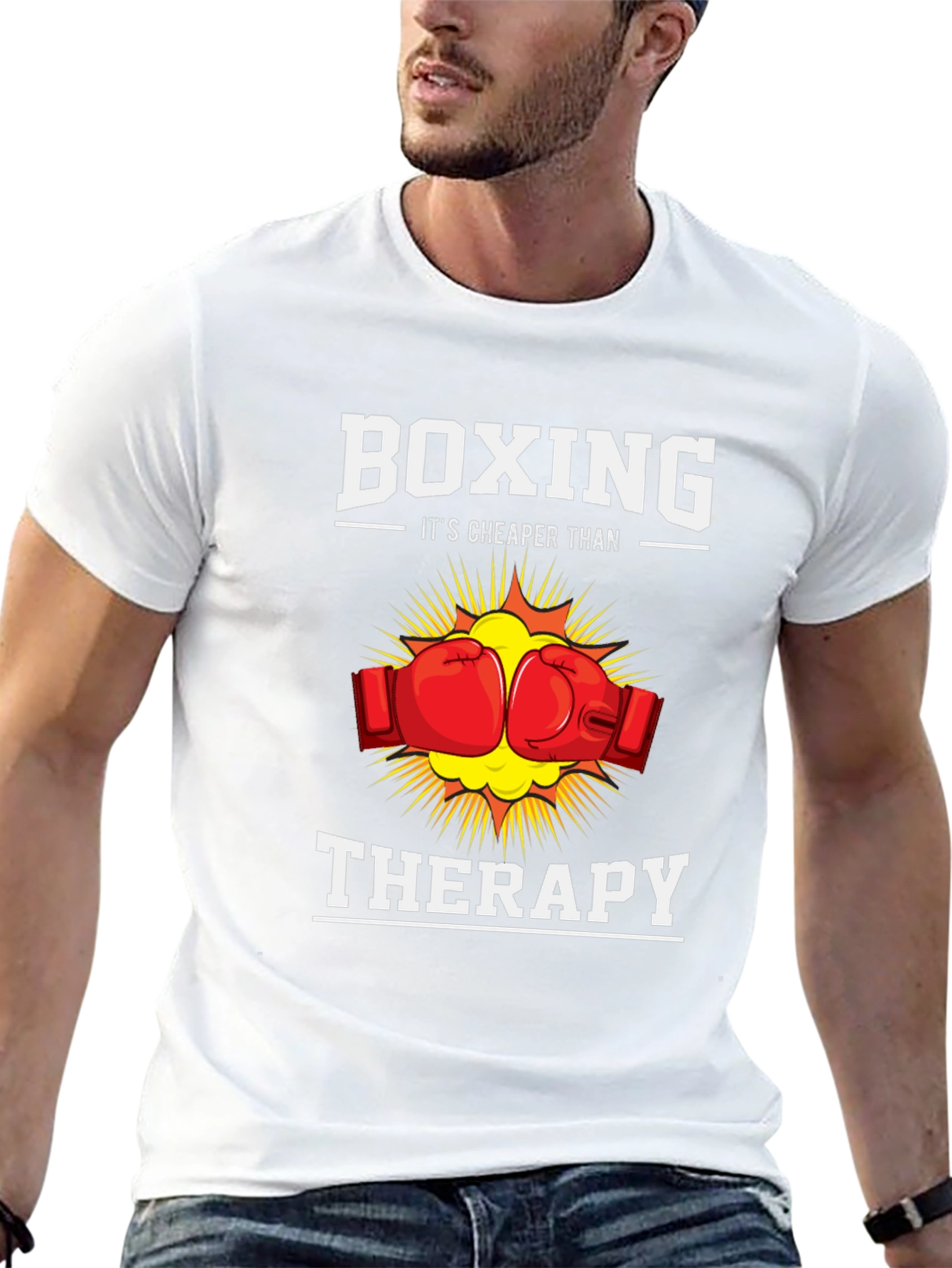 Boxing Therapy T-Shirt - Fight Your Stress!