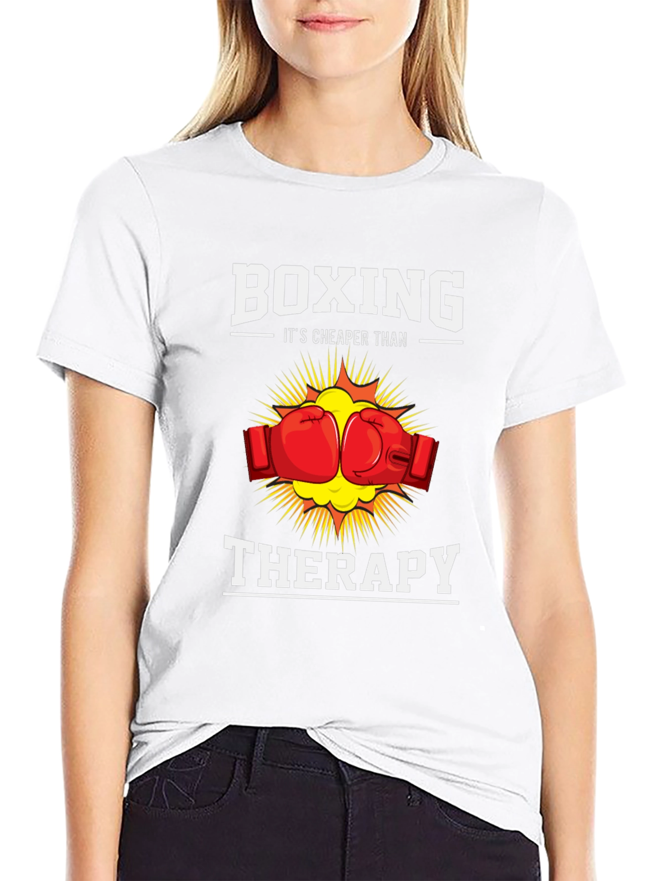 Boxing Therapy T-Shirt - Fight Your Stress!