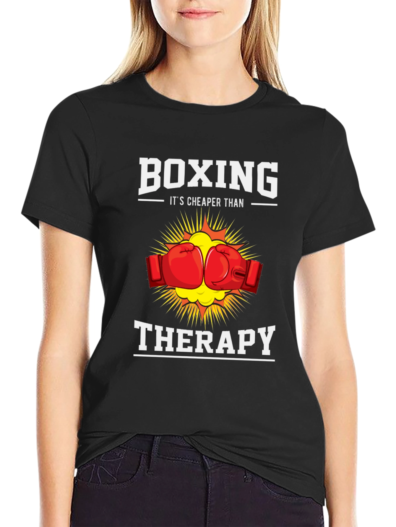 Boxing Therapy T-Shirt - Fight Your Stress!