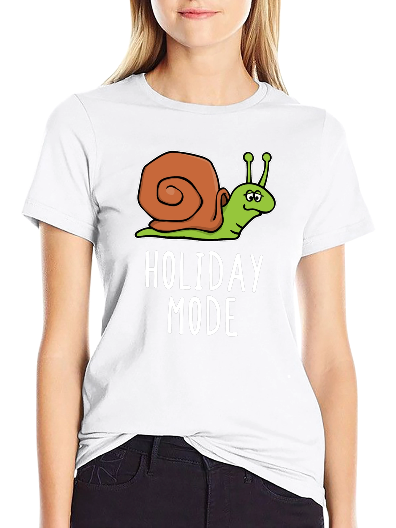 Holiday Mode Snail Graphic Tee
