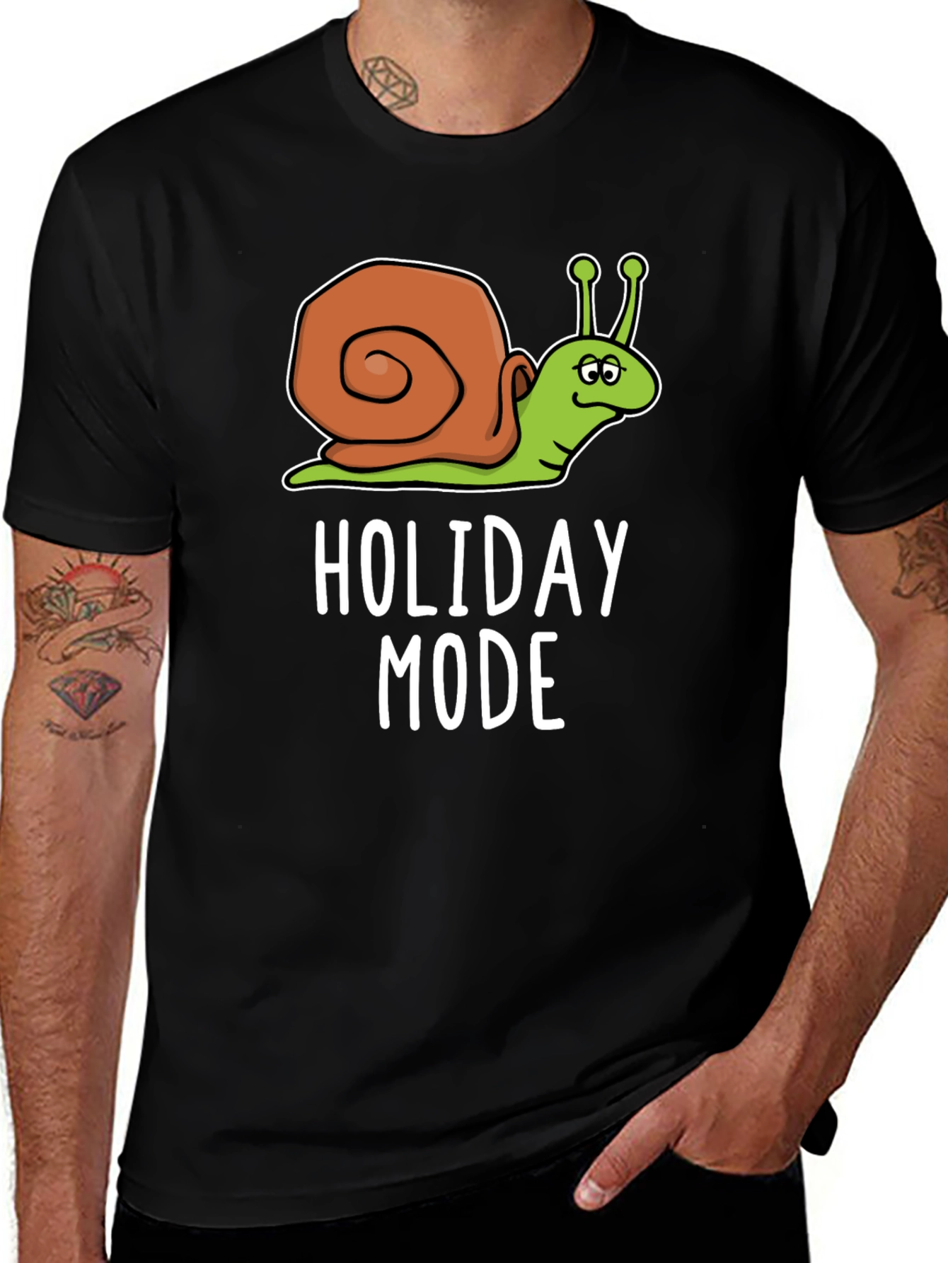 Holiday Mode Snail Graphic Tee
