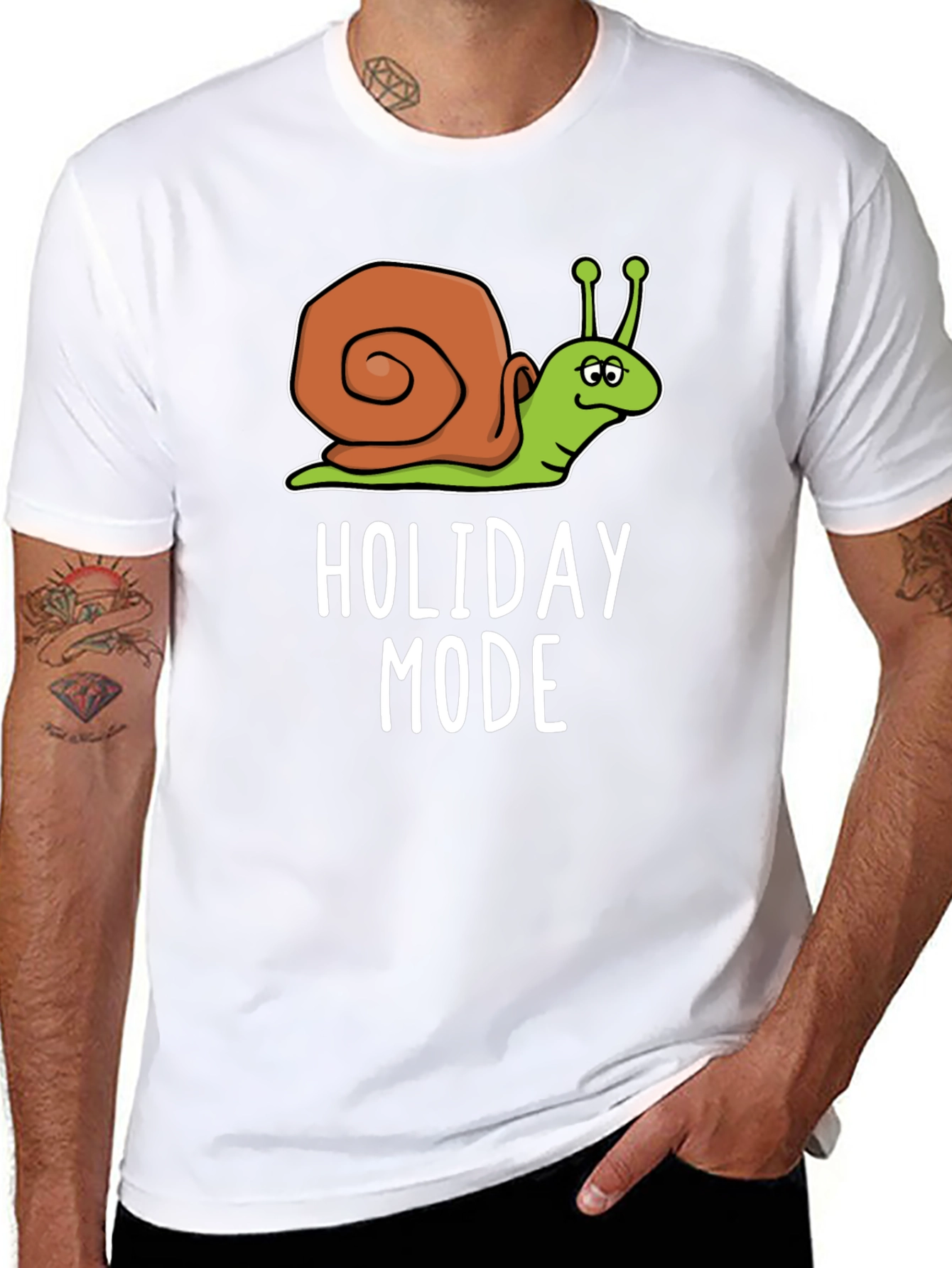 Holiday Mode Snail Graphic Tee