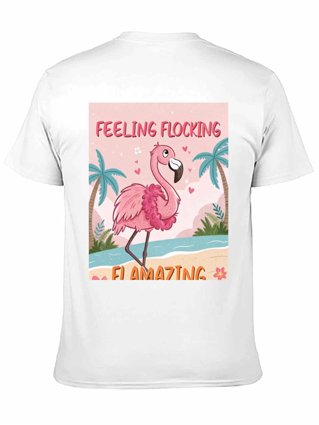 Feeling Flocking Flamazing Flamingo Graphic Tee