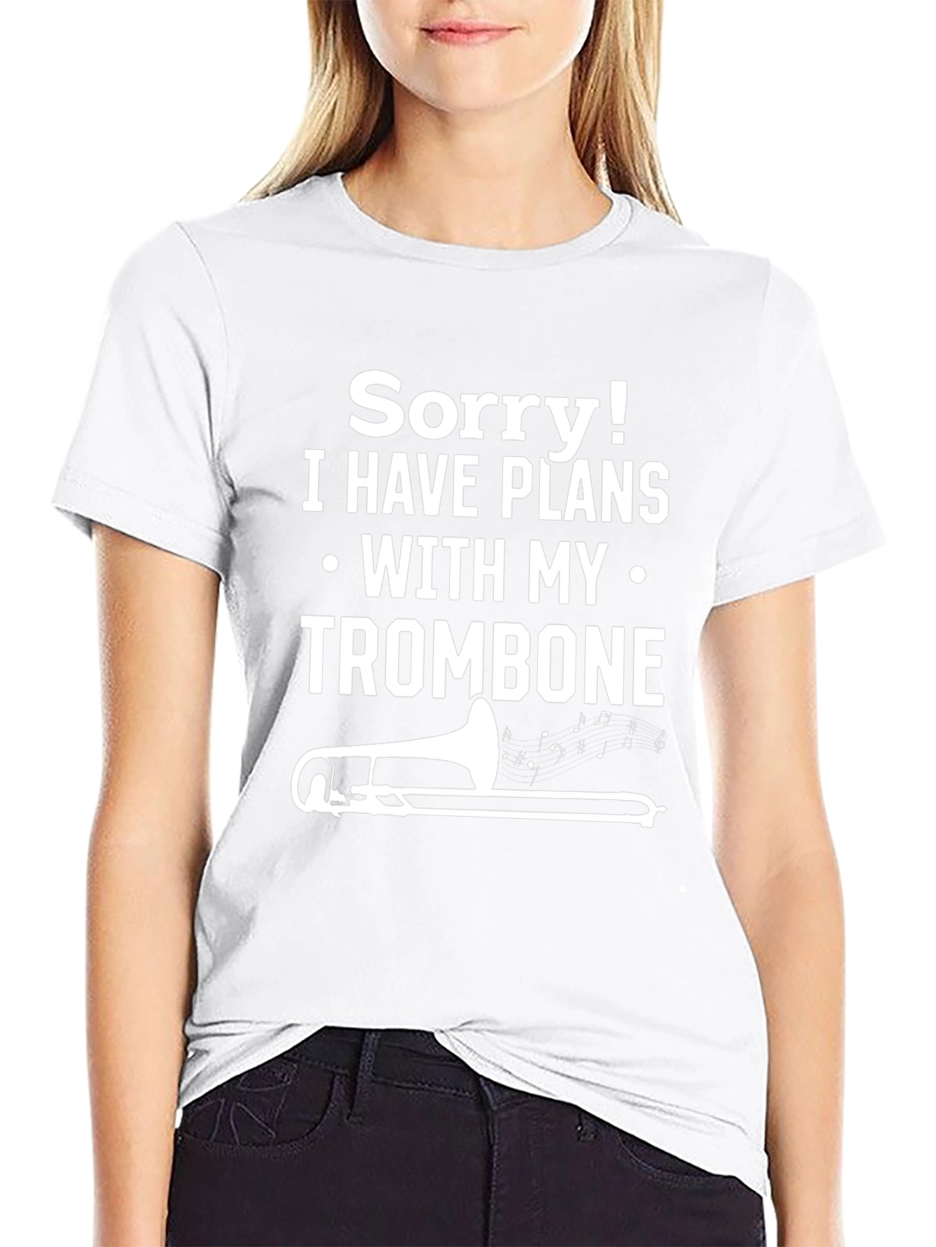 Trombone Plans T-Shirt Funny Musician Tee
