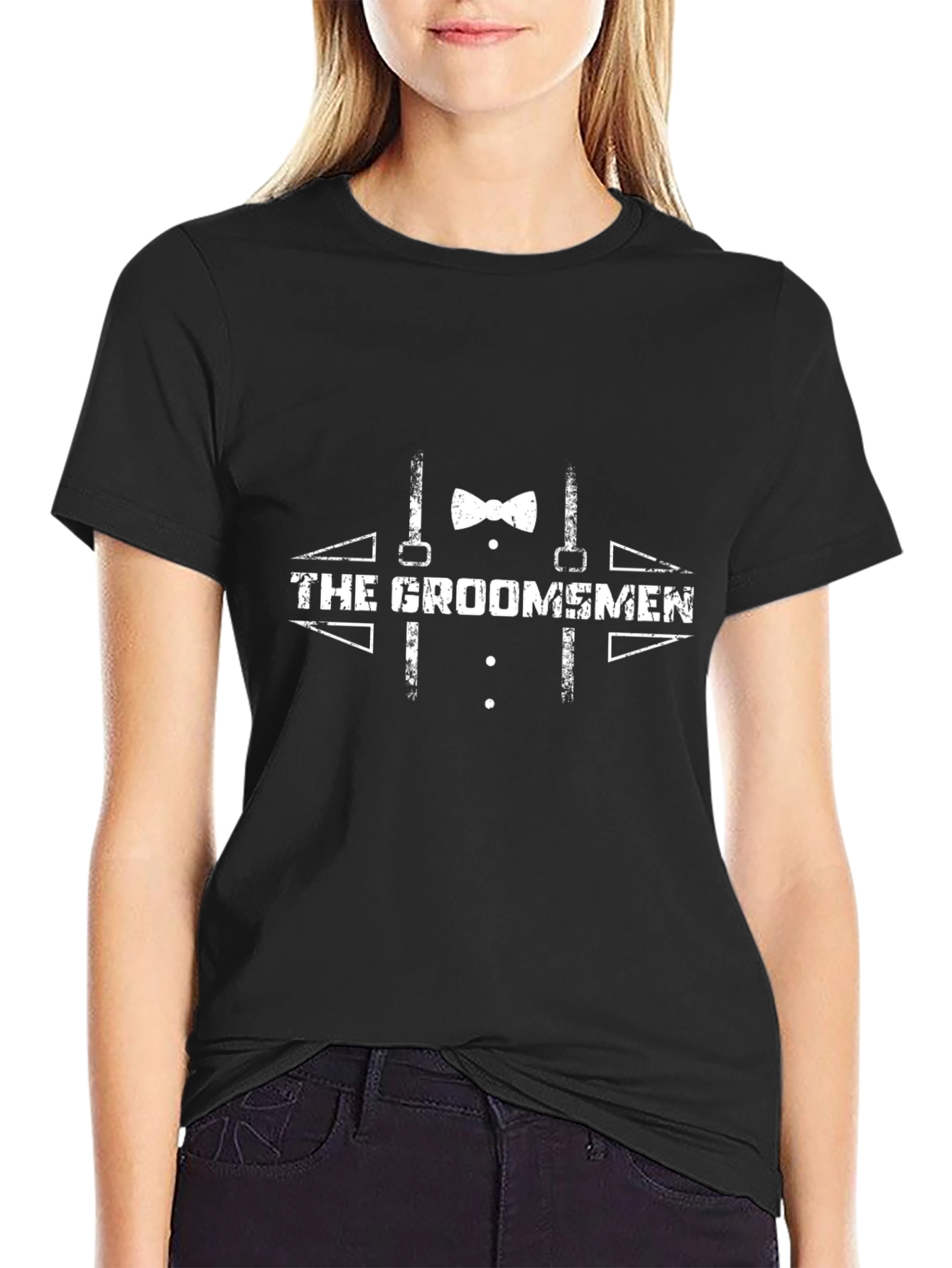 Groomsmen Tuxedo T-Shirt - Wedding Party Tee