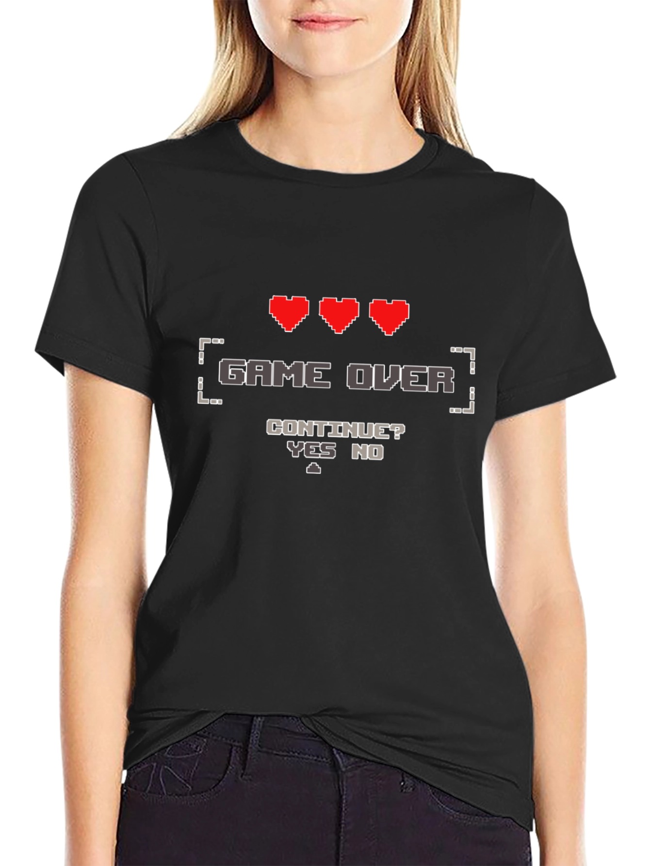 Game Over Pixel T-Shirt - Gamer Style