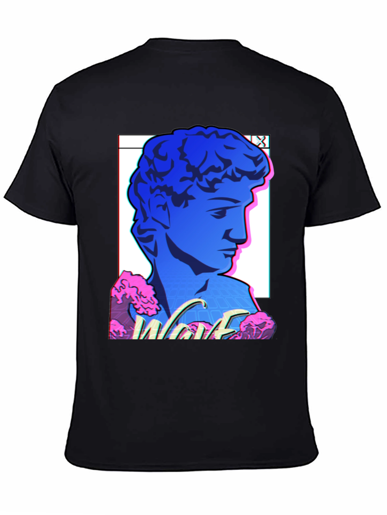 Vaporwave Statue Graphic T-Shirt - Retro Aesthetic Tee