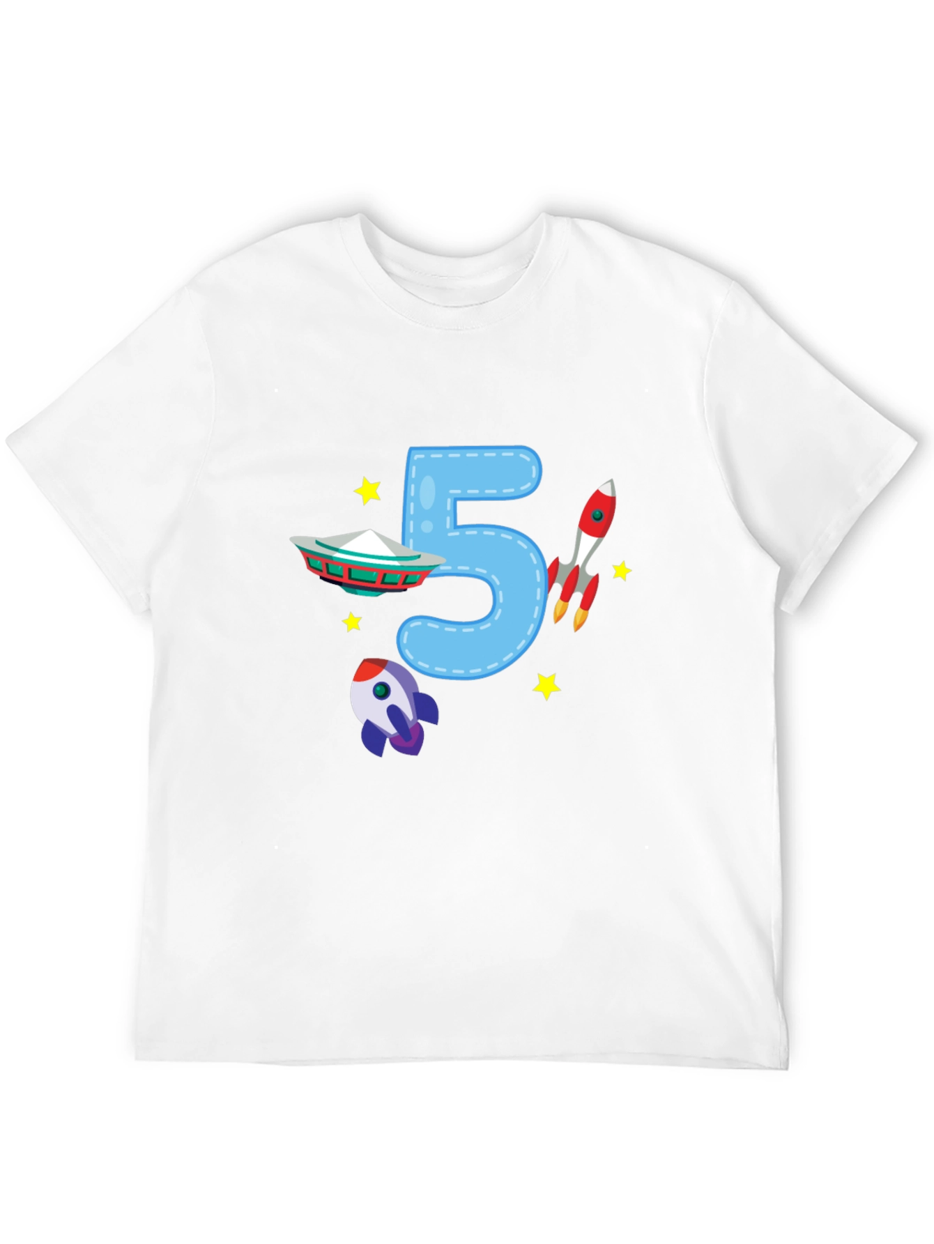 Cute Space Birthday Shirt - 5 Design