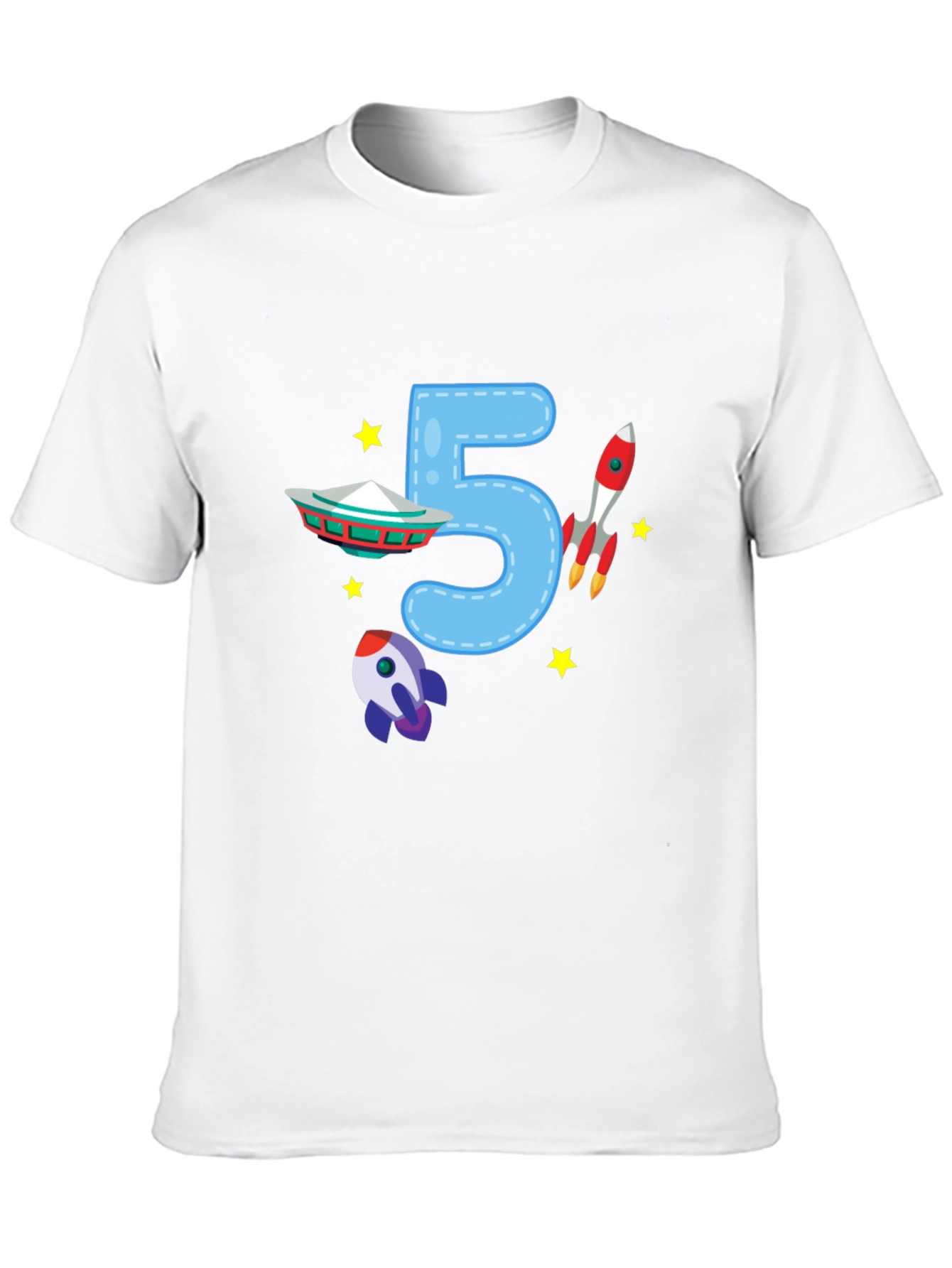 Cute Space Birthday Shirt - 5 Design