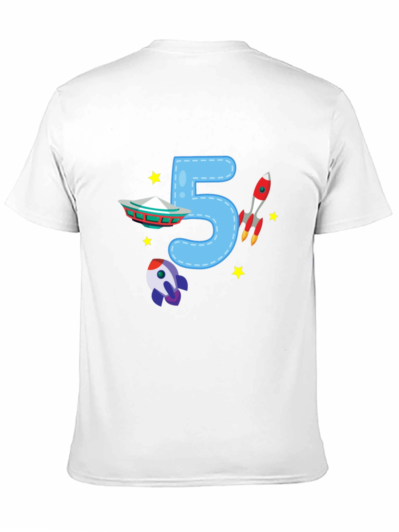 Cute Space Birthday Shirt - 5 Design