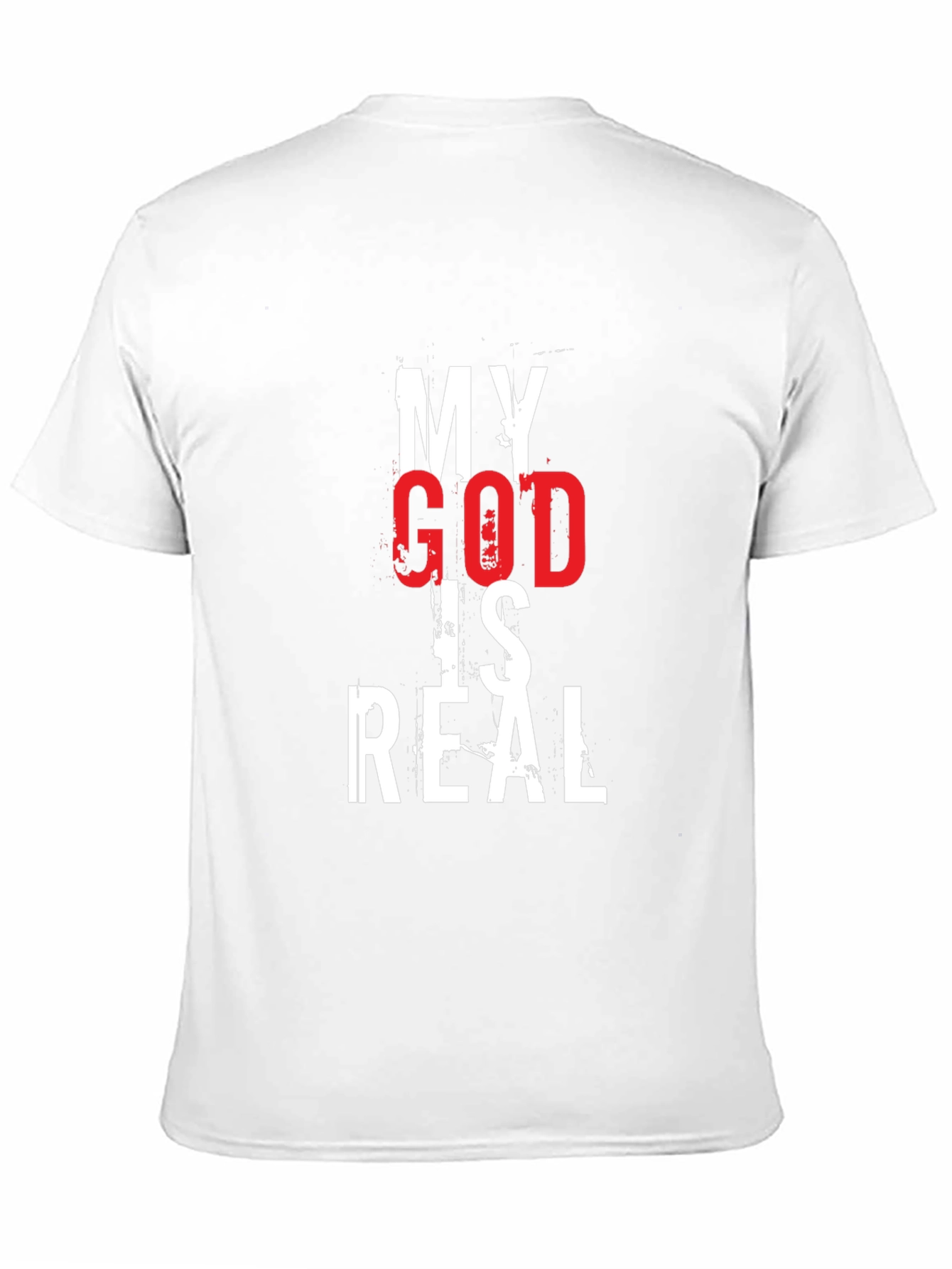 My God Is Real Graphic Tee - Black