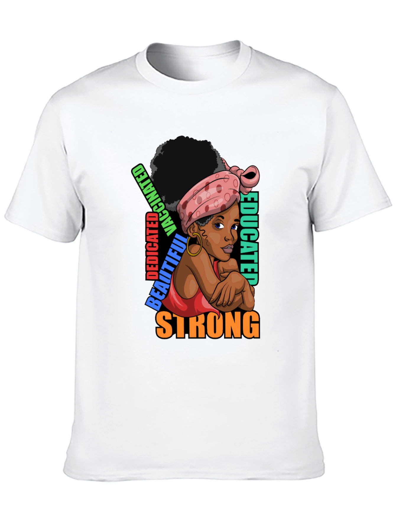 Strong Educated Woman Graphic T-Shirt