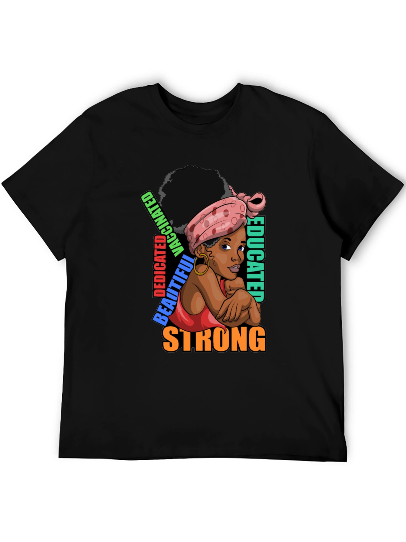 Strong Educated Woman Graphic T-Shirt