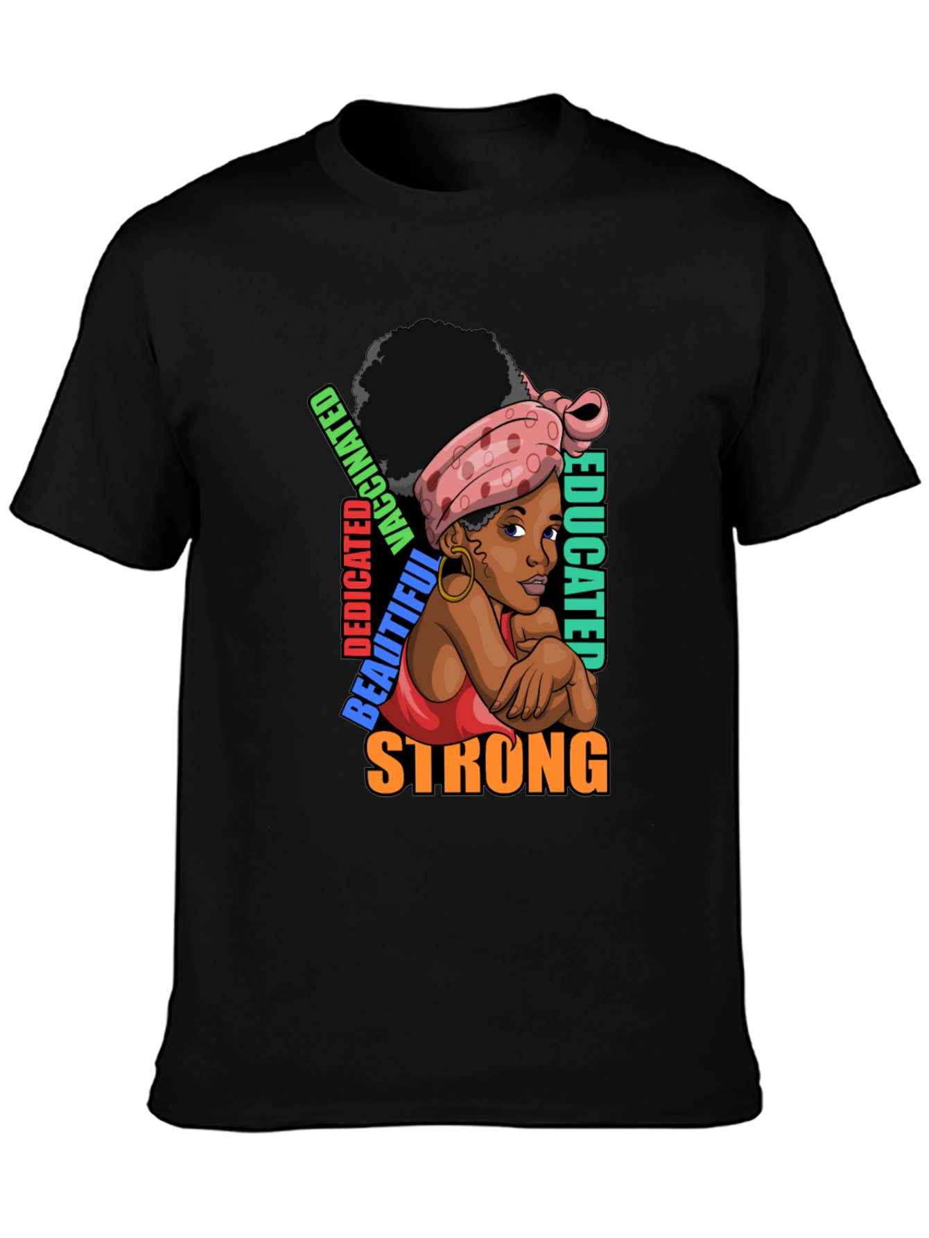 Strong Educated Woman Graphic T-Shirt