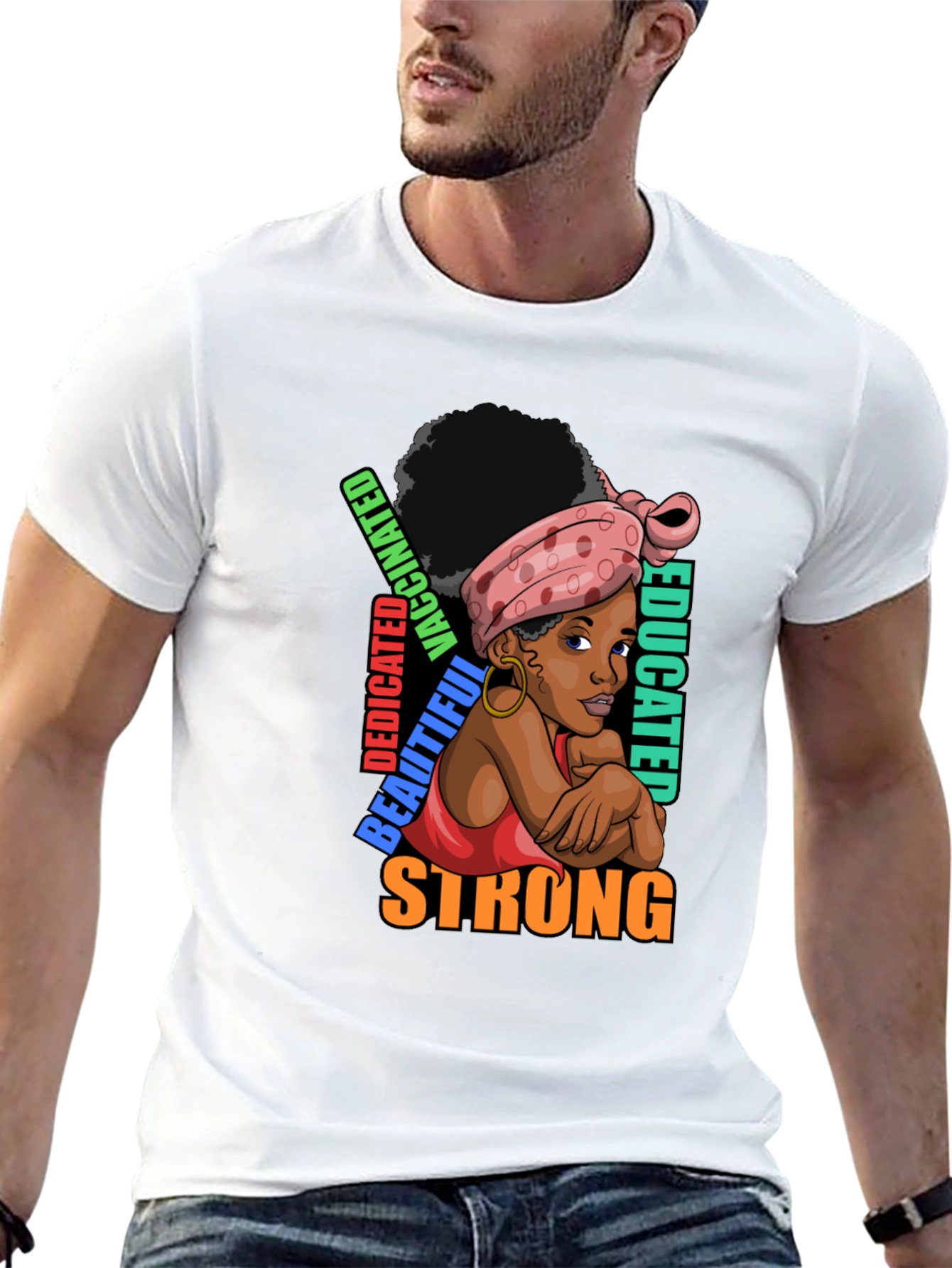 Strong Educated Woman Graphic T-Shirt