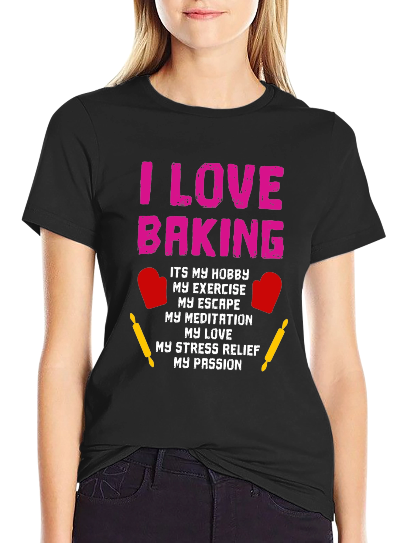 I Love Baking Hobby T-Shirt